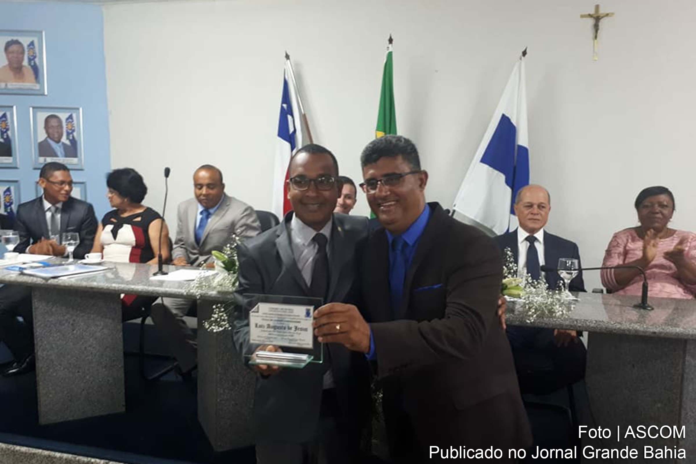 Vereador Luiz Augusto de Jesus (Lulinha) é homenageado em sessão solene na Câmara Municipal de Conceição da Feira.