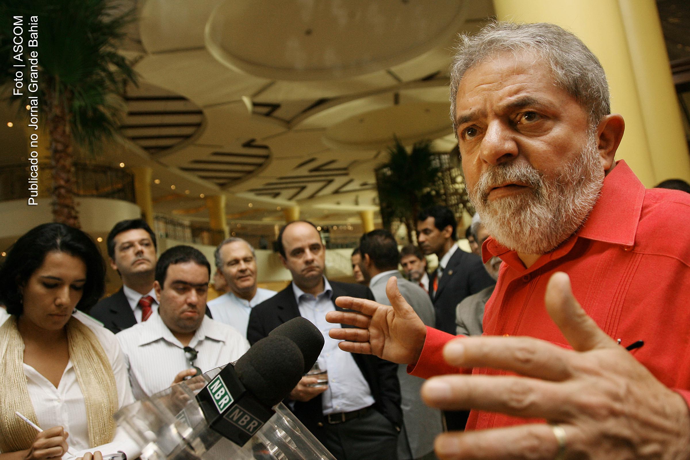 Presidente Luiz Inácio Lula da Silva, durante entrevista no Palácio do Planalto.