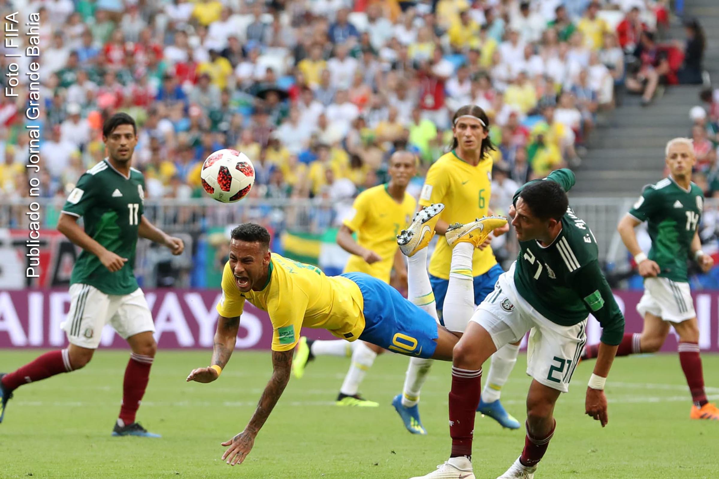 Copa do Mundo 2018: Com dois gols, Seleção Brasileira vence México e se classifica para as quartas de final