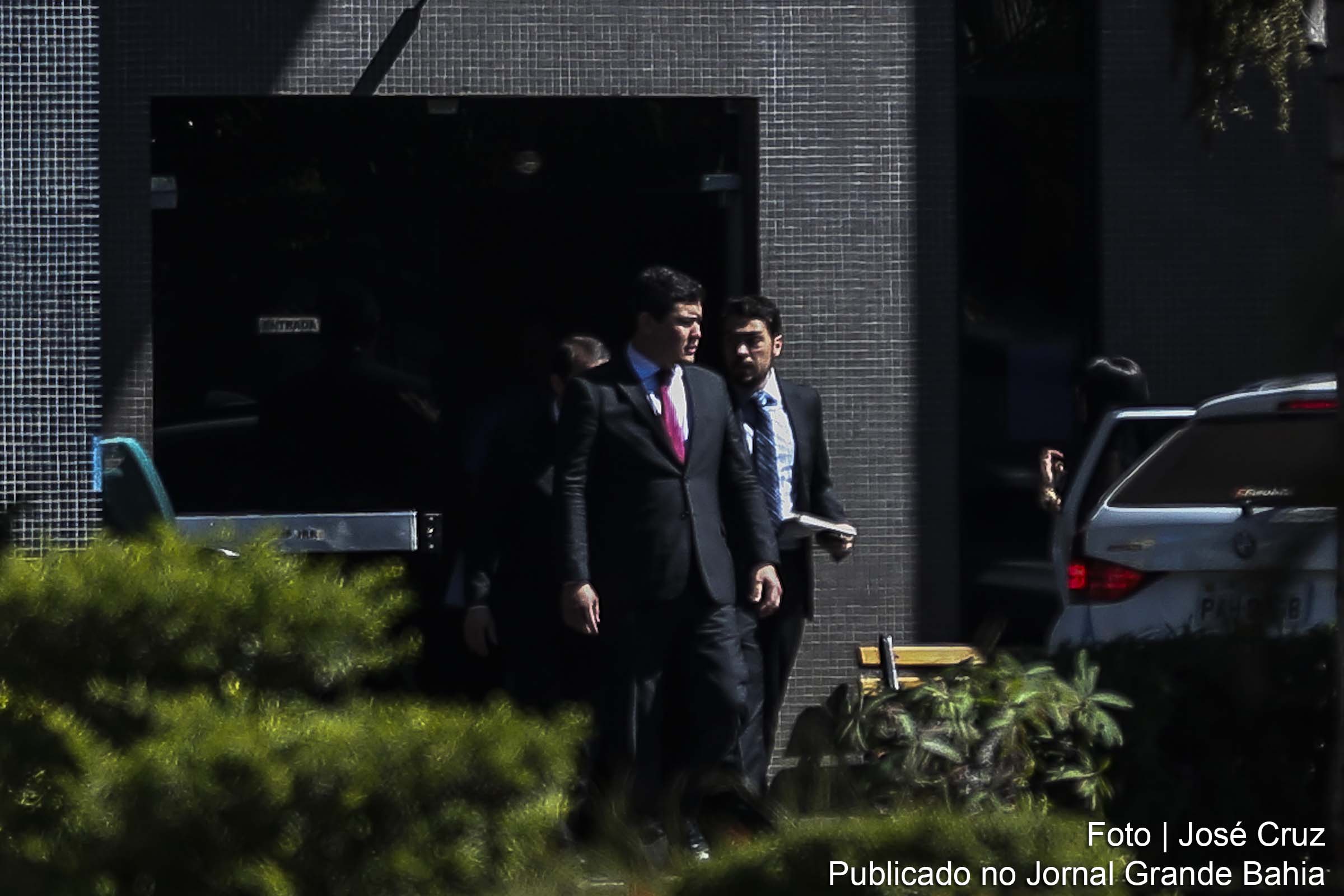 Helton Yomura deixa a sede da superintendência da Polícia Federal, após prestar depoimento sobre Operação Registro Espúrio.