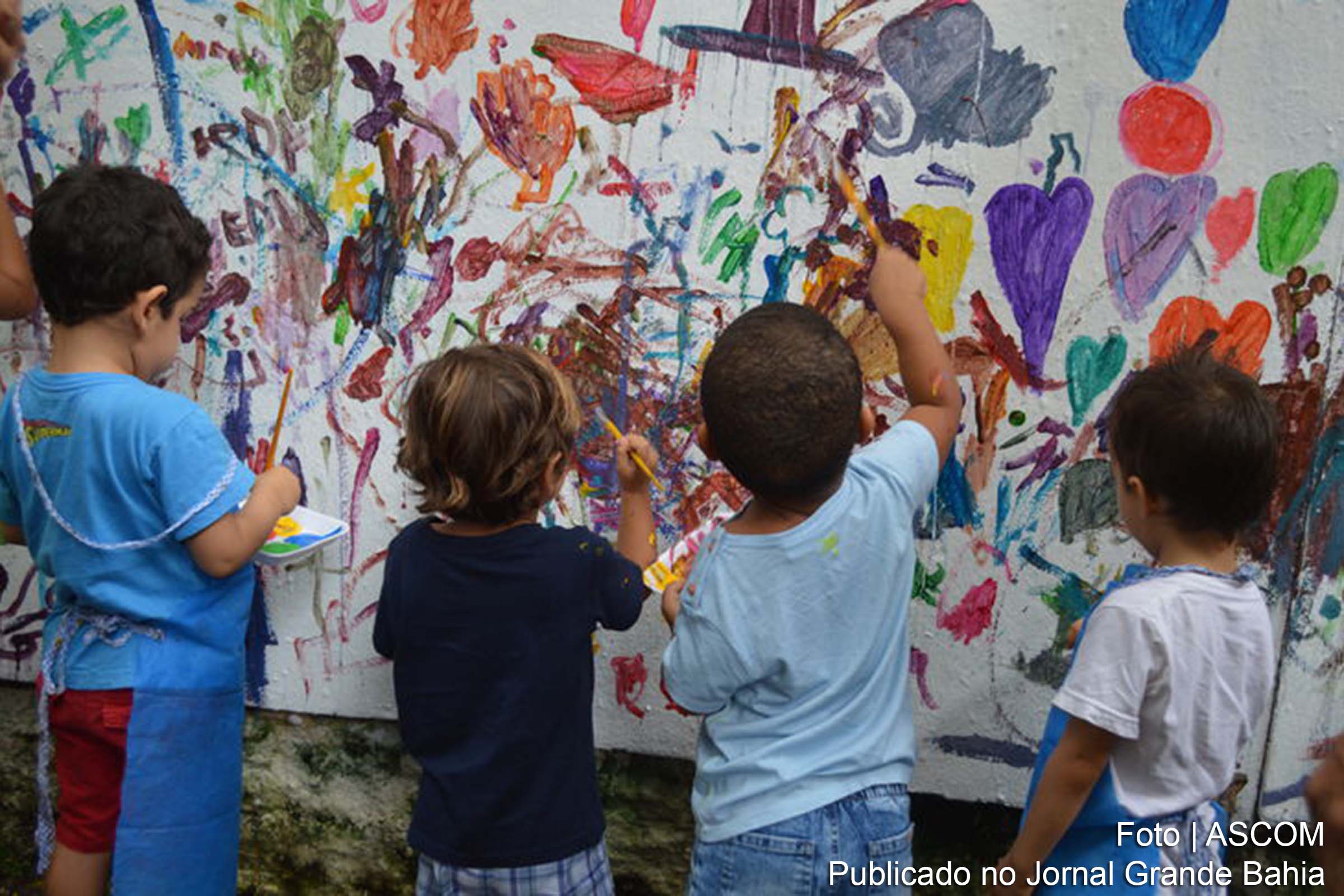 Projeto ‘O MAM abraça as crianças’ é realizado em Salvador.