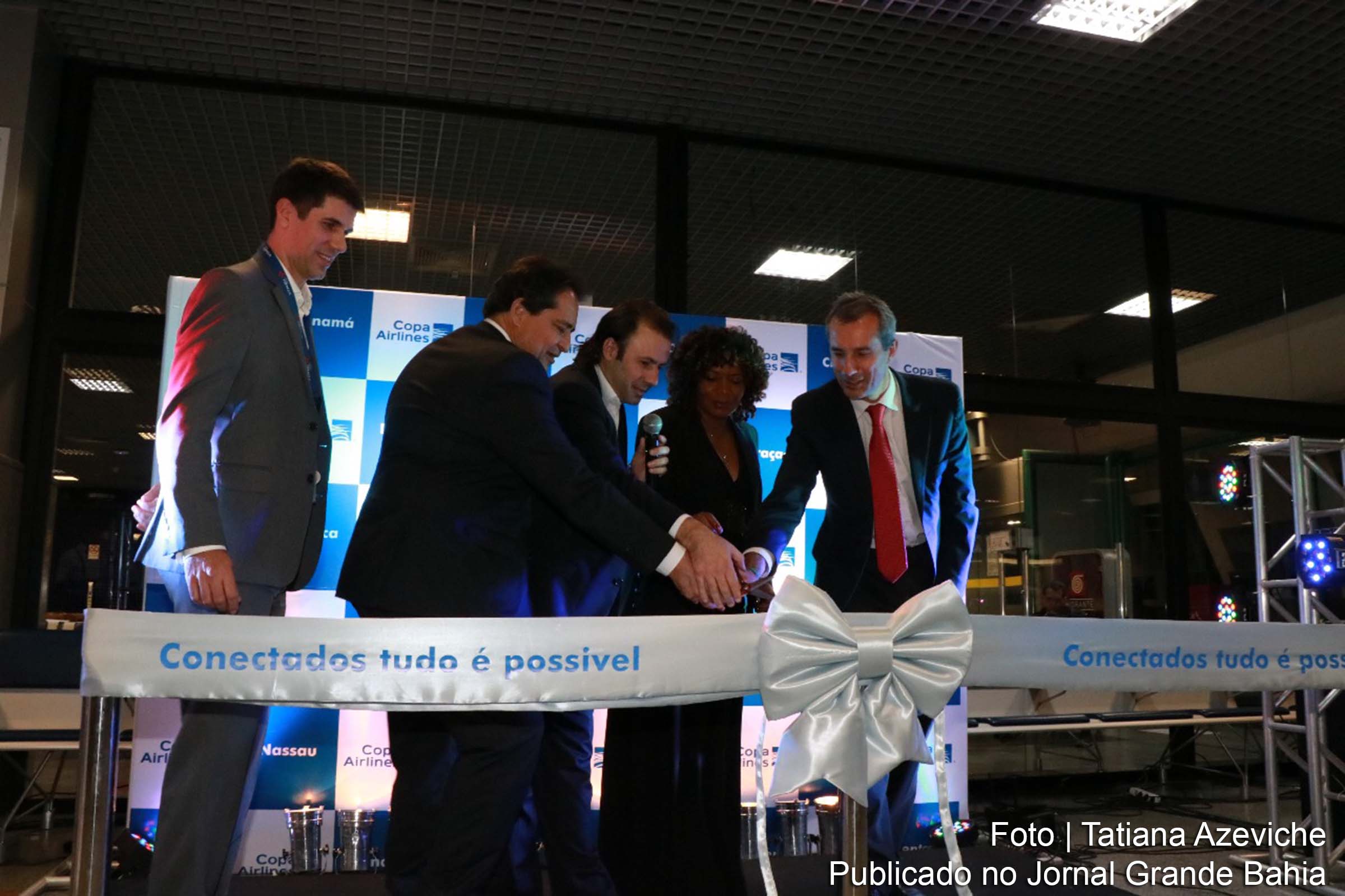 Voo inaugural da Copa Airlines conta com a presença de Margareth Menezes, embaixadora da companhia aérea.