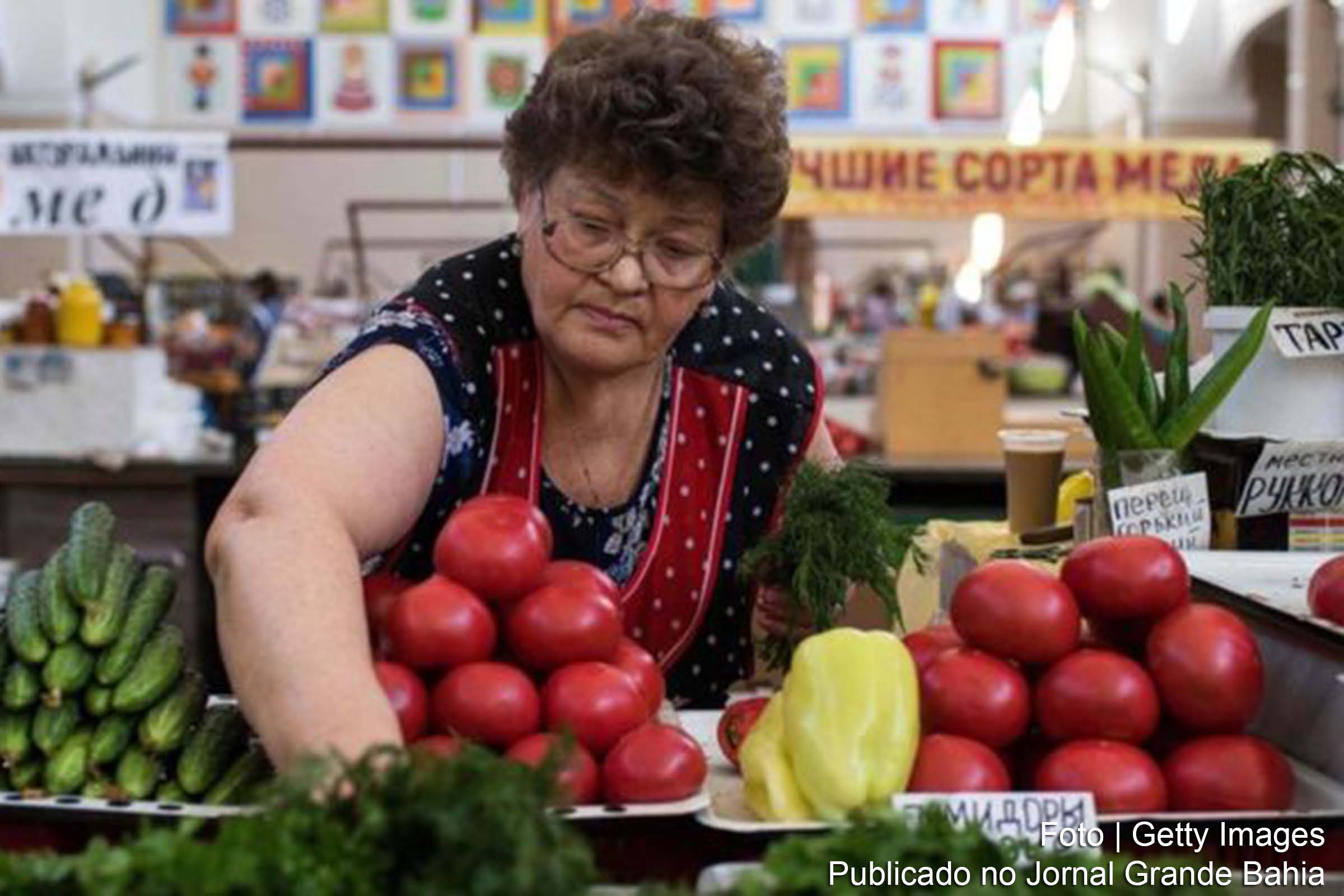 A Rússia consome verduras e legumes da África.