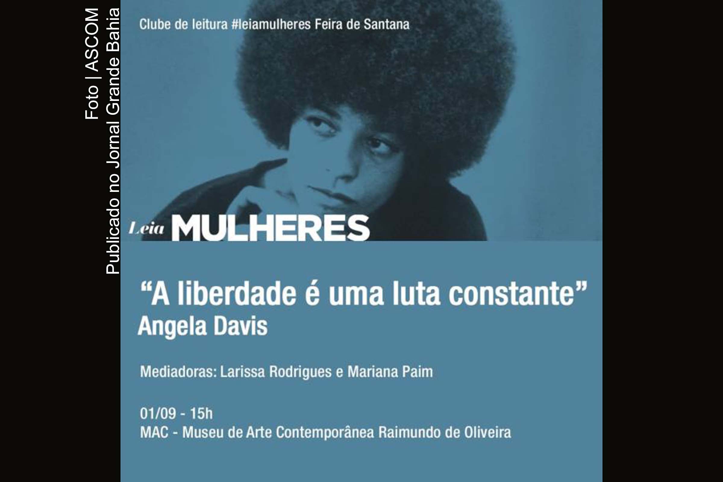 Cartaz anuncia 14ª edição do Projeto Leia Mulheres.