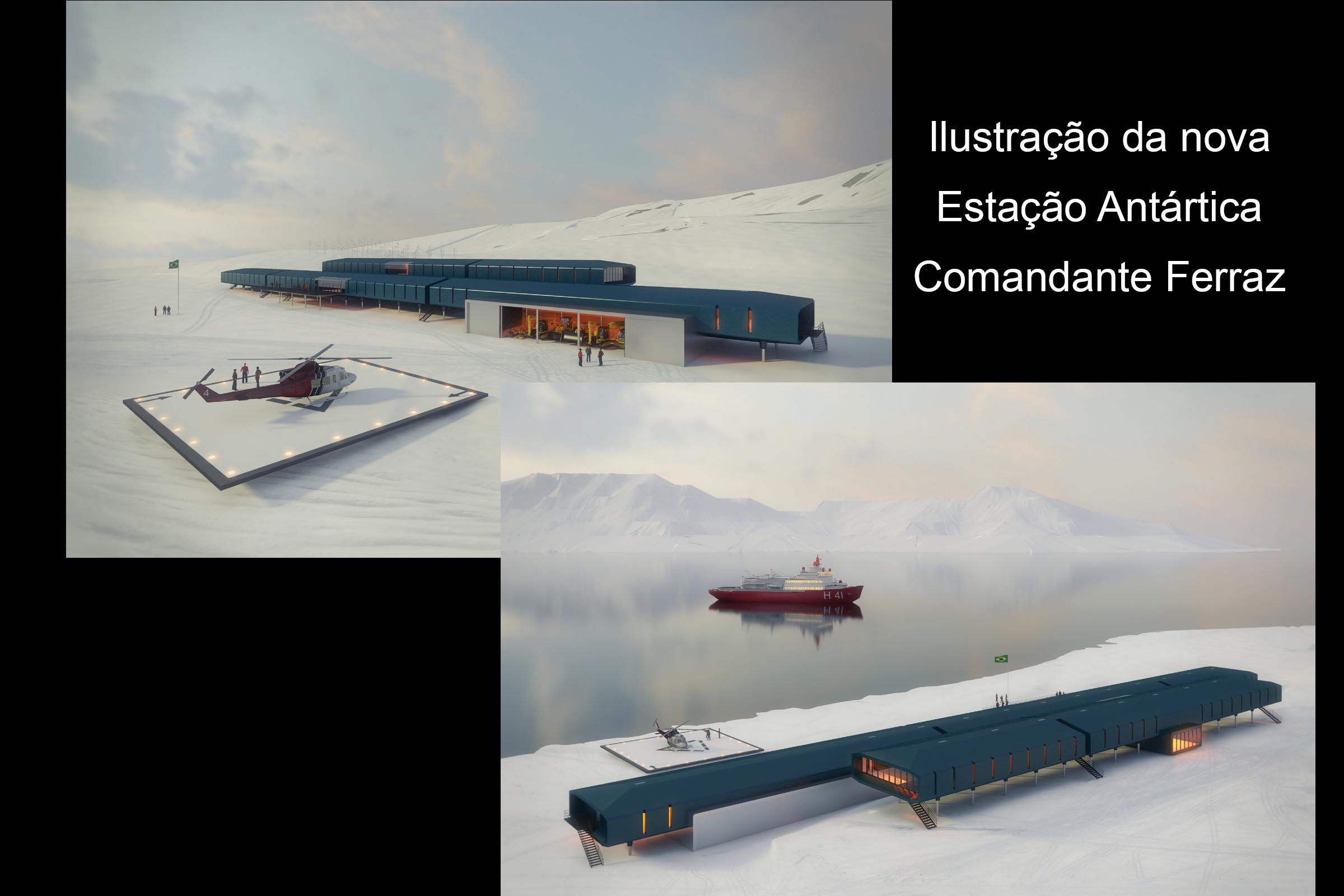 A Estação Antártica Comandante Ferraz (EACF) foi criada em 6 de fevereiro de 1984. Ela fica localizada na Península Keller, no interior da Baia do Almirantado, Ilha Rei George, na Antárctica.