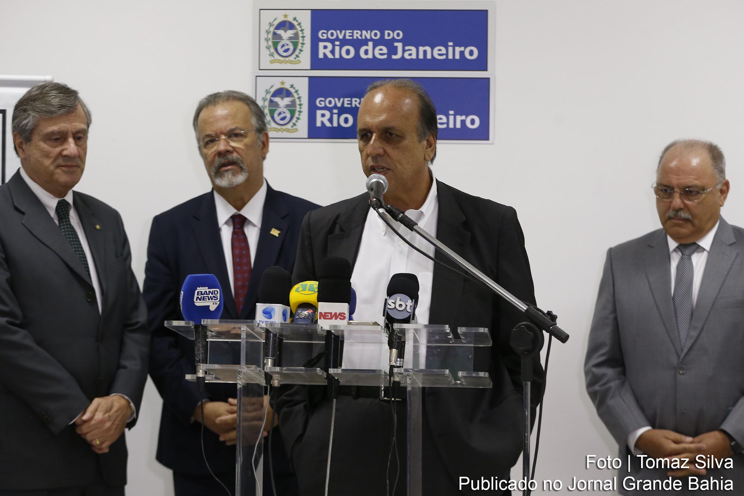 Luiz Fernando Pezão, governador do Rio de Janeiro.