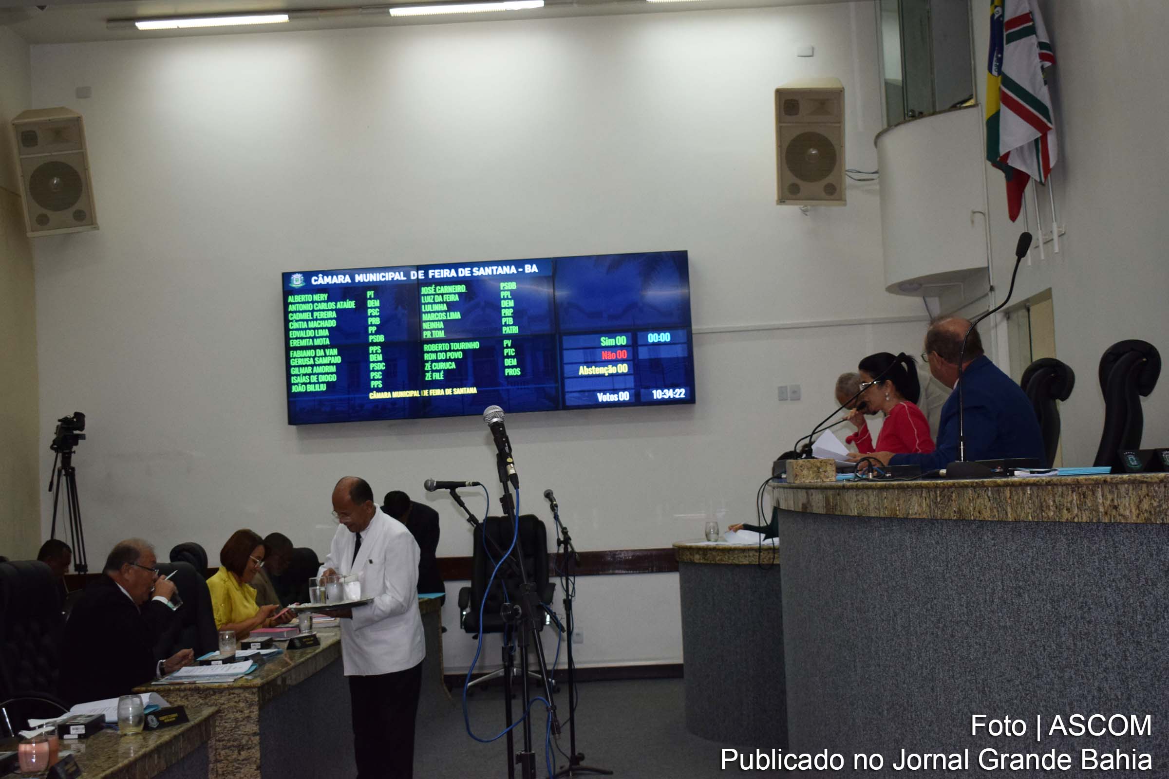Projetos de Lei são aprovados na Câmara Municipal de Feira de Santana.