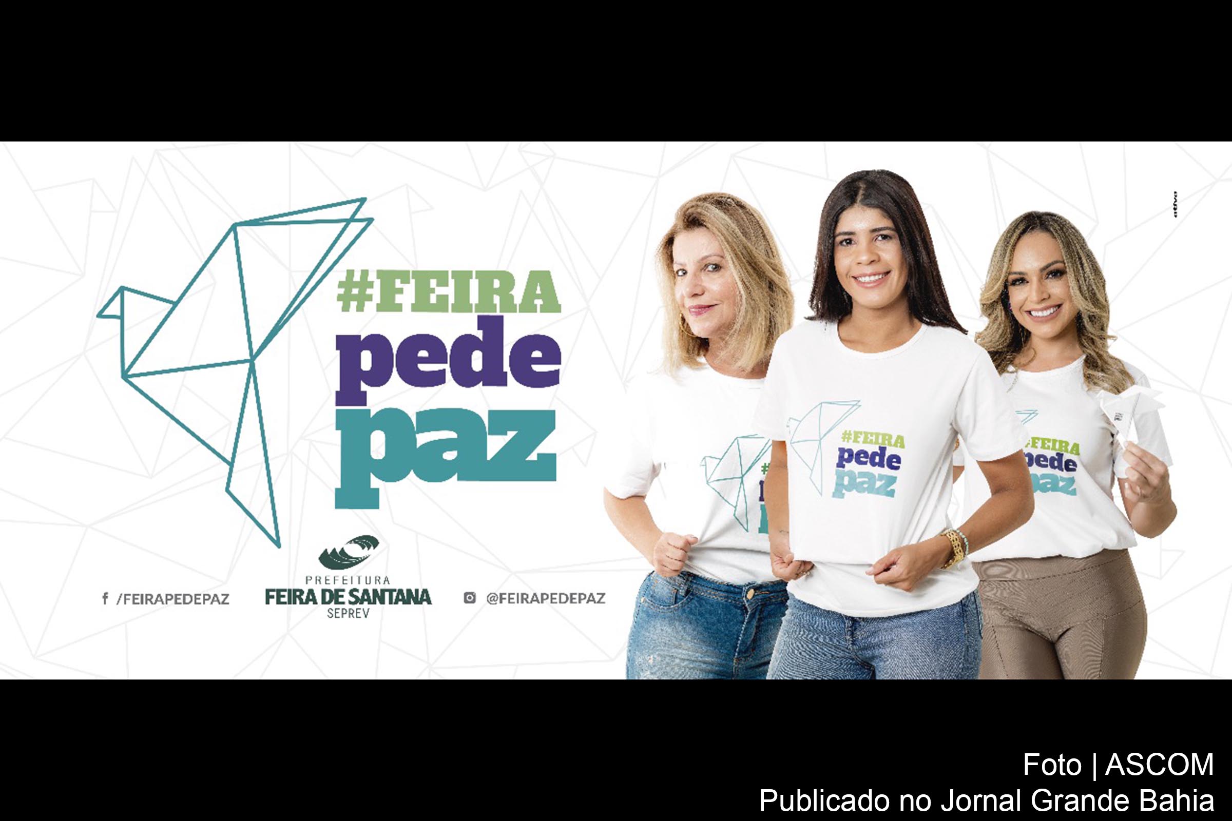 Ato em comemoração ao Dia Internacional da Paz é realizado em Feira de Santana.