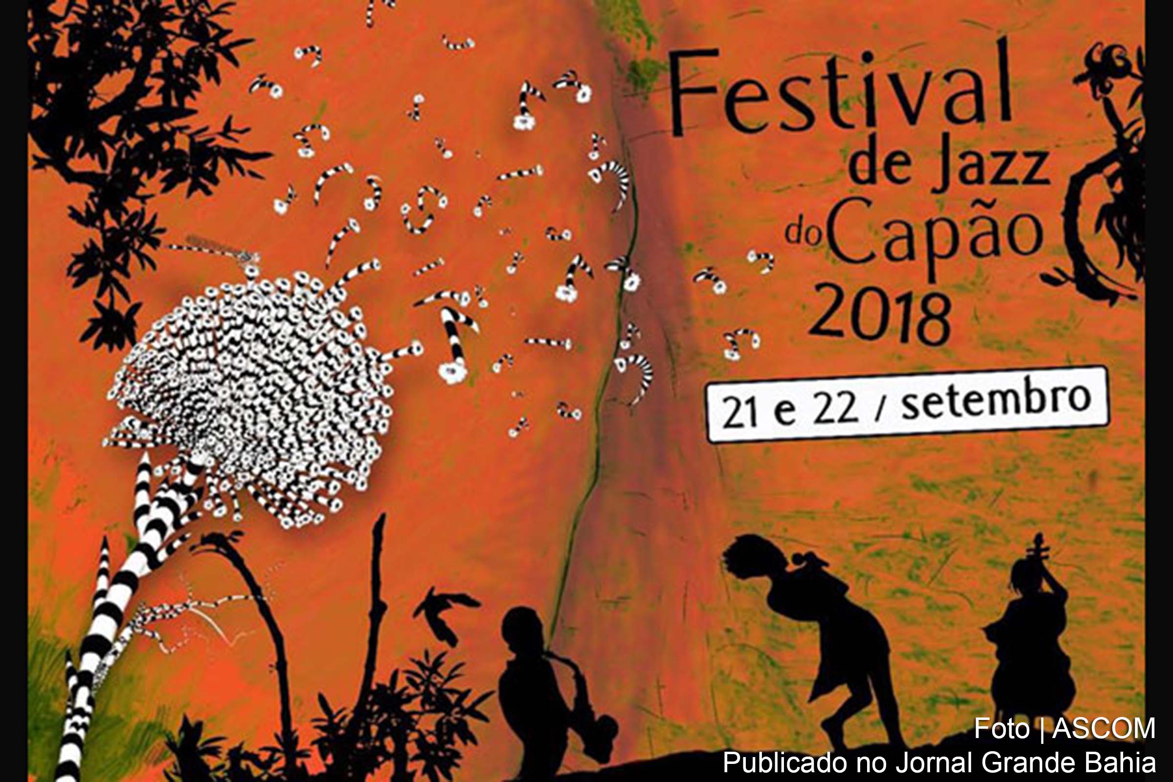 Cartaz anuncia 7ª edição do Festival de Jazz do Capão.