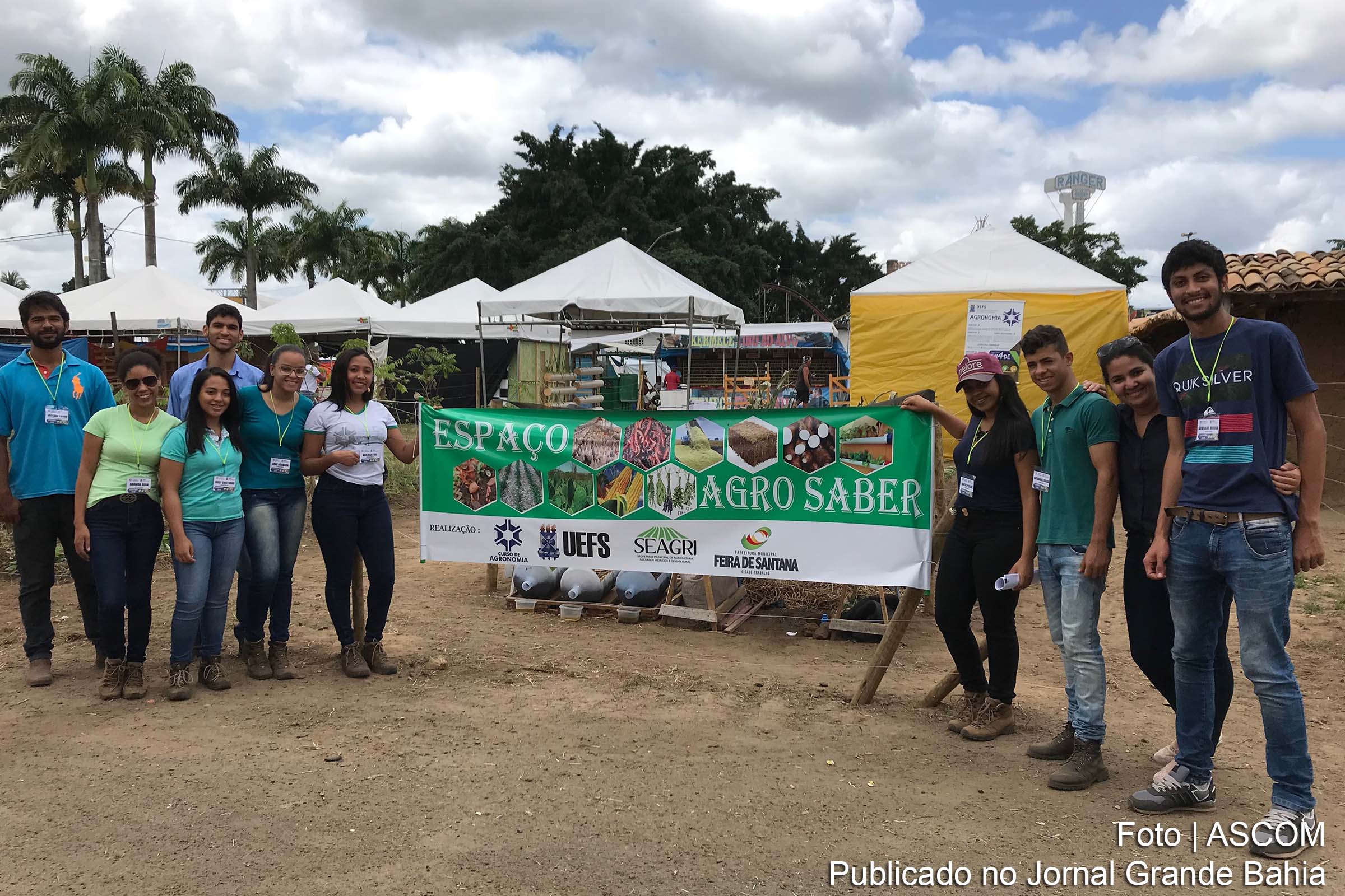 ‘Espaço Agro-Saber’ é montado por estudantes e professores do curso de Agronomia da UEFS.
