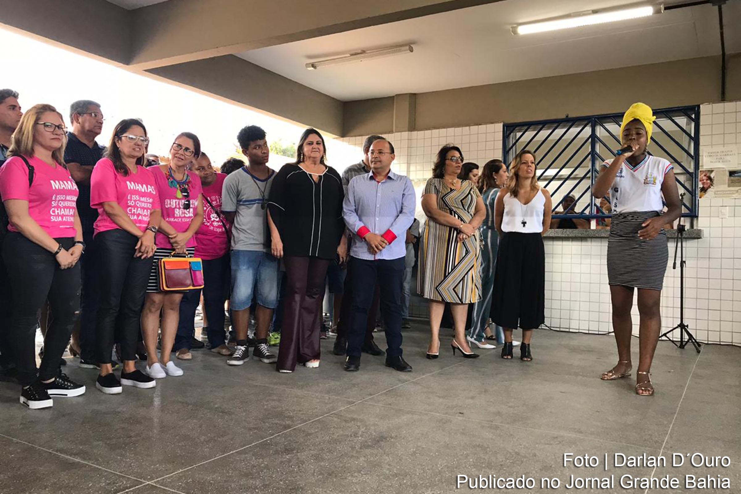 A Secretaria da Educação da Bahia entrega reforma do Instituto de Educação Gastão Guimarães, em Feira de Santana.