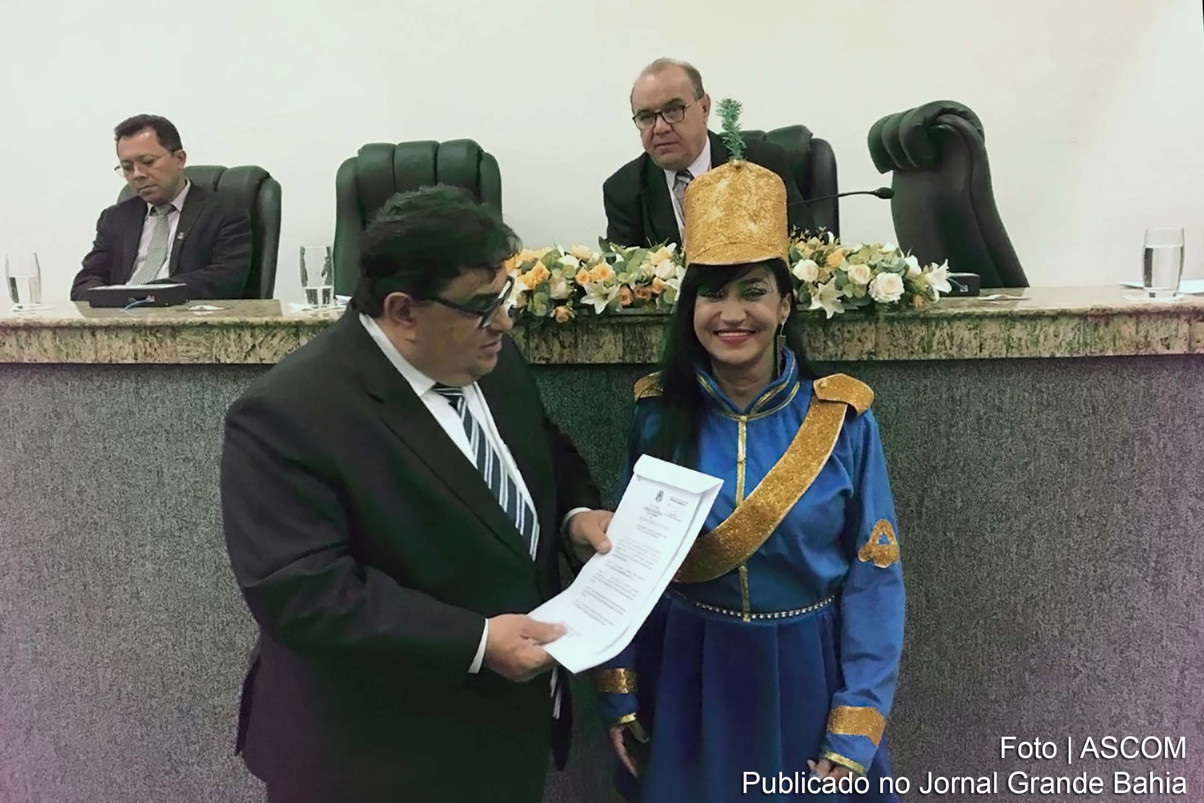 Celiah Zaiin é homenageada na Câmara Municipal de Feira de Santana.