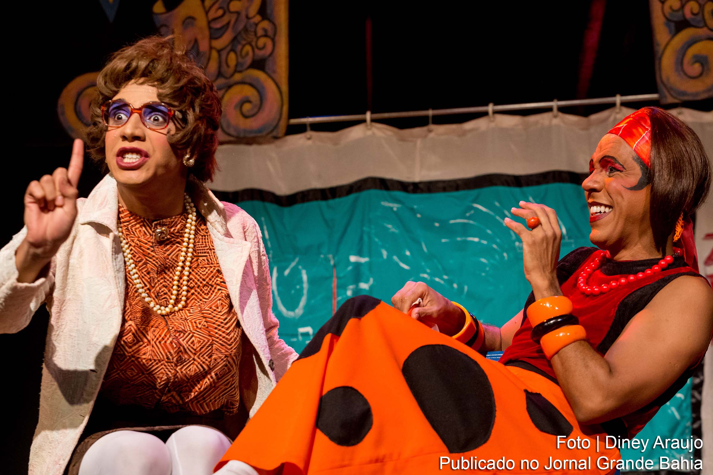 Cena do espetáculo 'A Bofetada'.