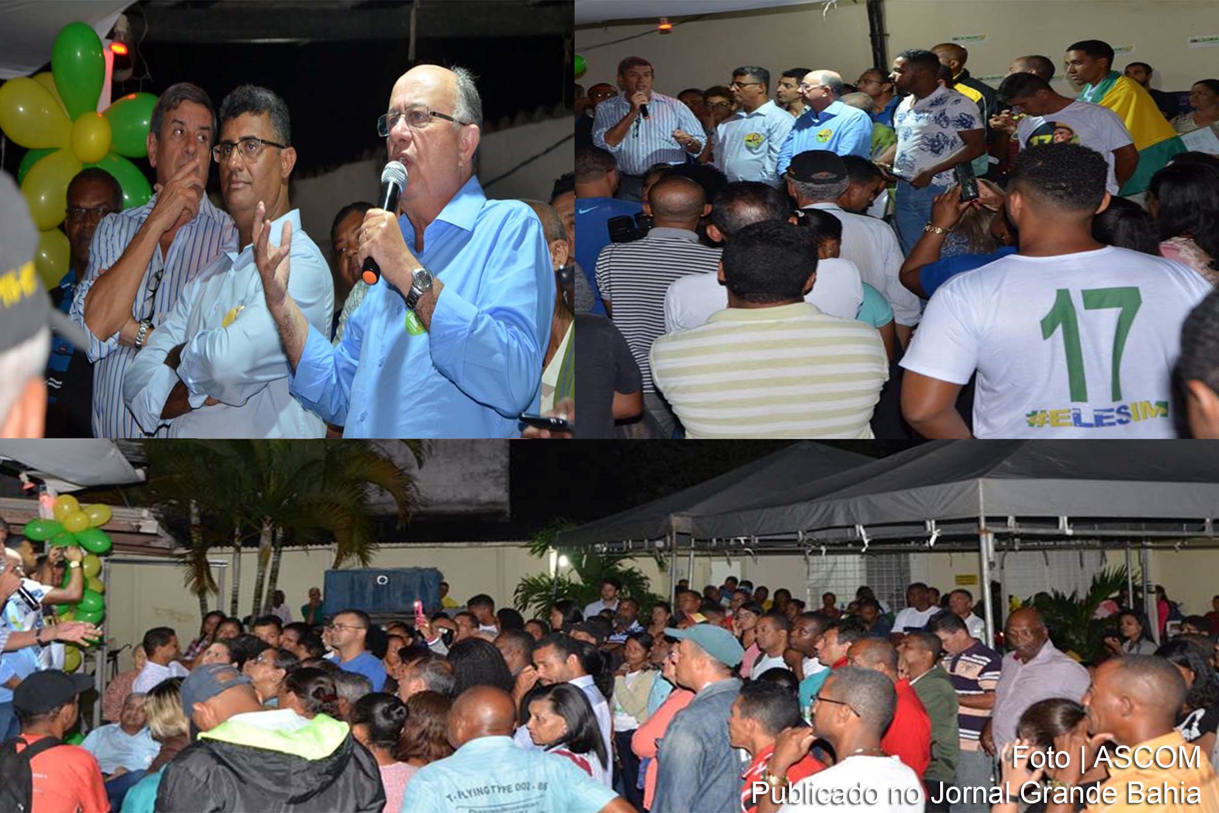 Colbert Martins, Luiz Augusto e José Ronaldo participam de encontro com lideranças em apoio à Jair Bolsonaro.