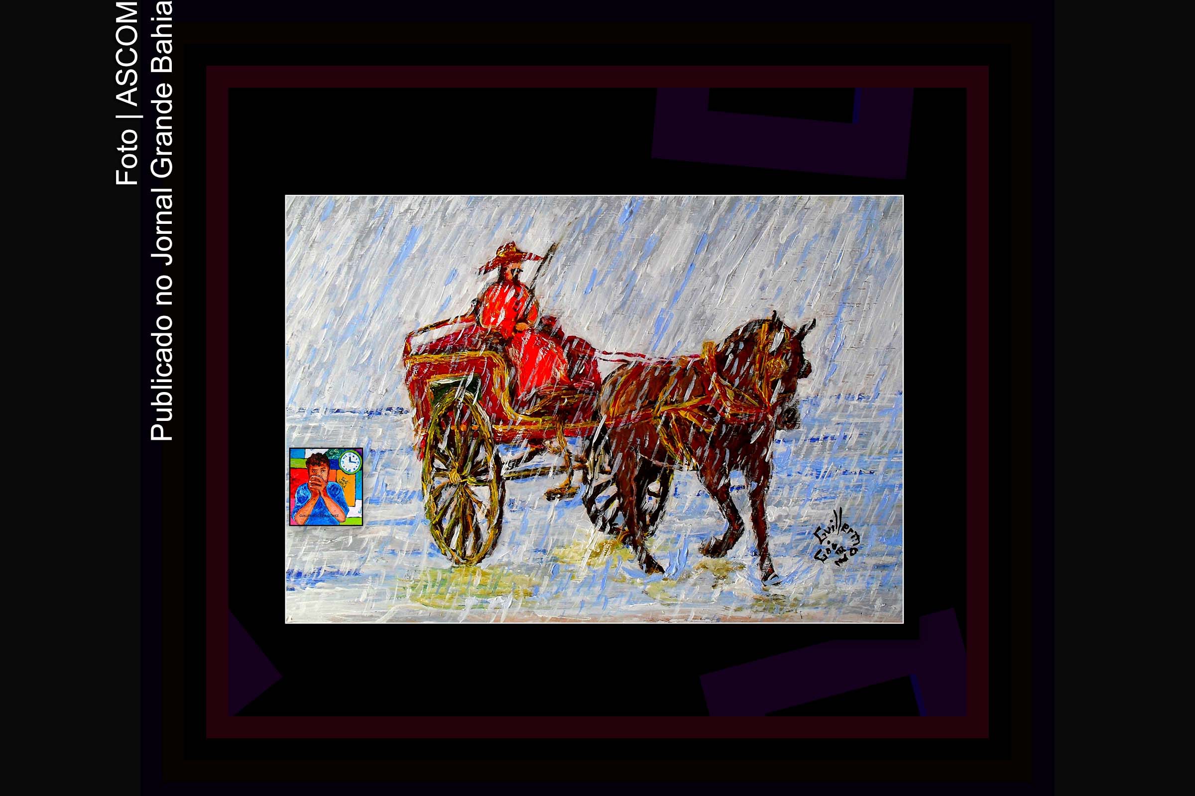 Salvador: Pintor argentino reúne diversos estilos no Circuito de Arte Perini da Graça