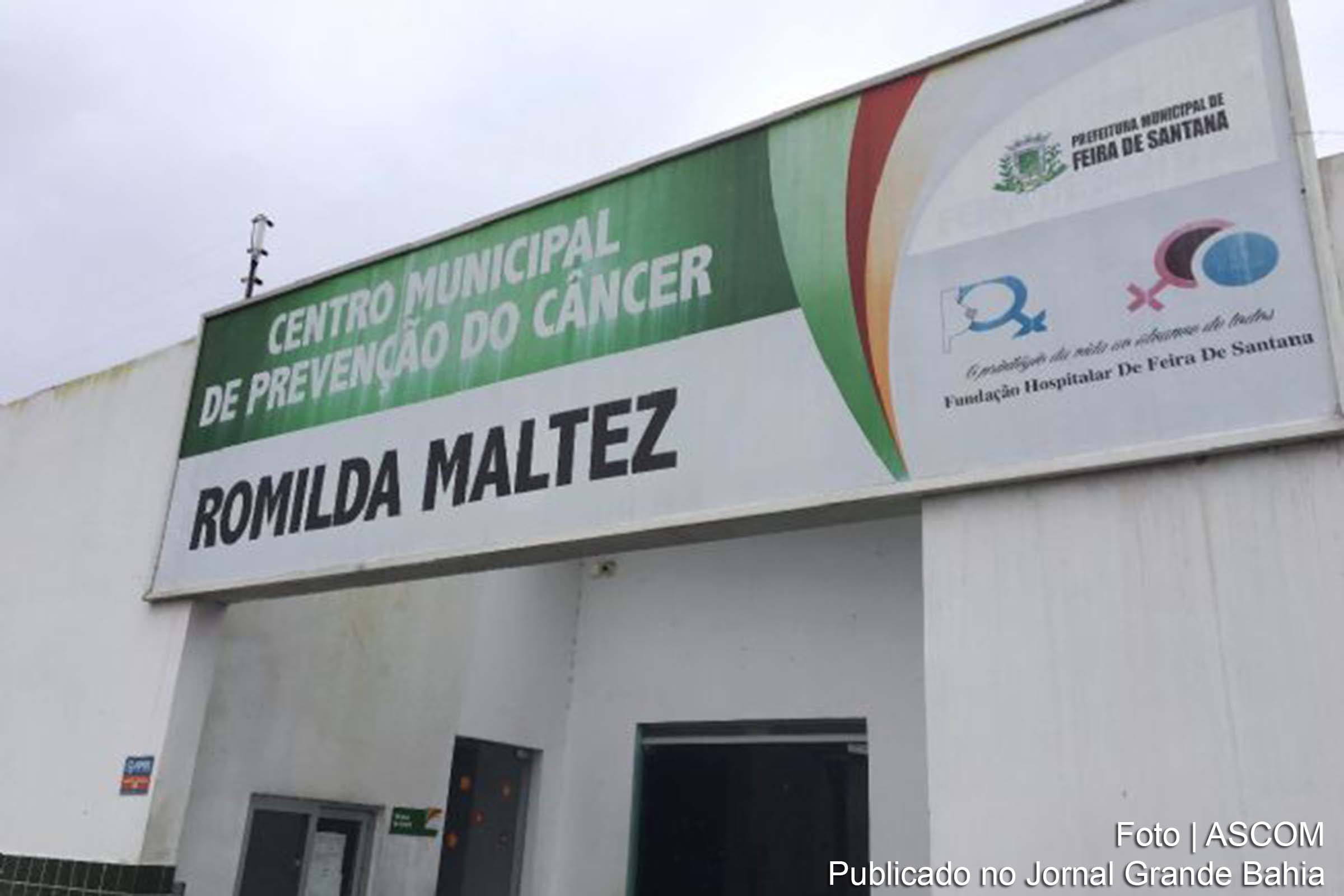Fachada do Centro Municipal de Prevenção ao Câncer Romilda Maltez.
