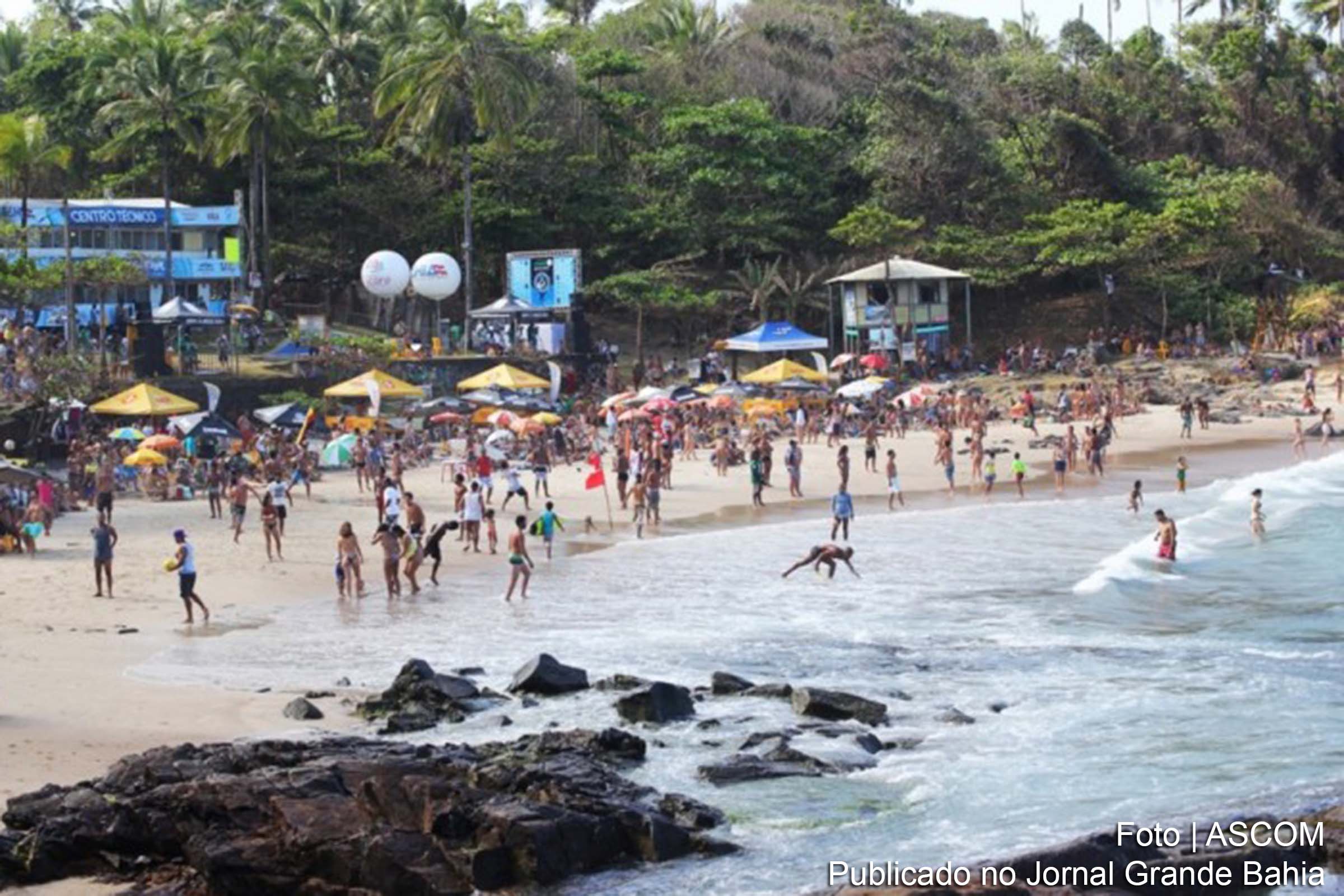 Itacaré sedia etapa do Circuito Mundial de surf.