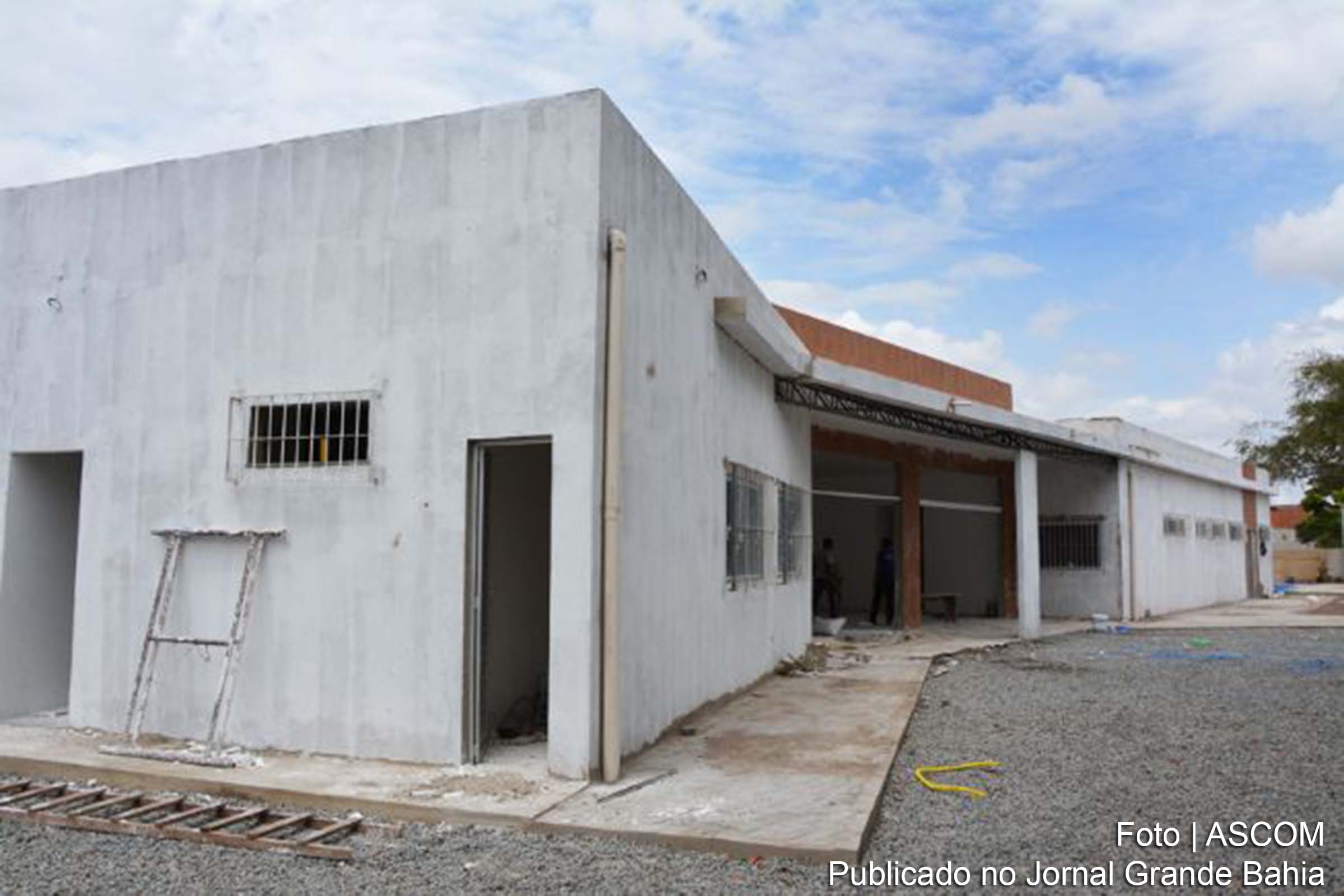 Obras do Centro de Atenção à Pessoa da Terceira Idade.