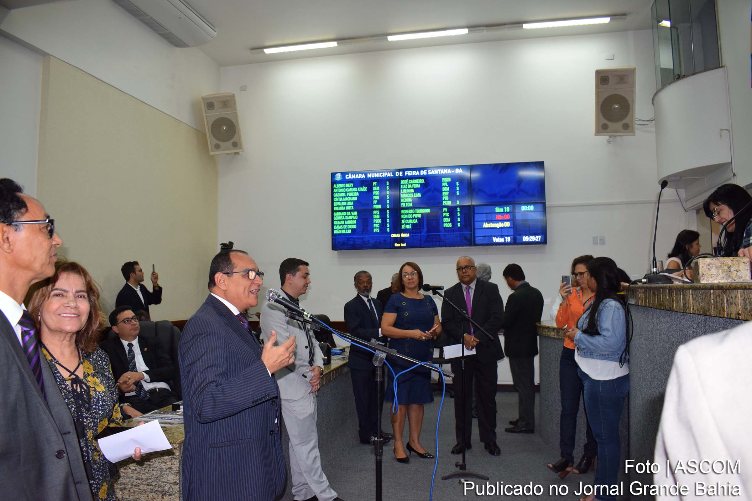 Projetos de Lei são aprovados na Câmara Municipal de Feira de Santana.