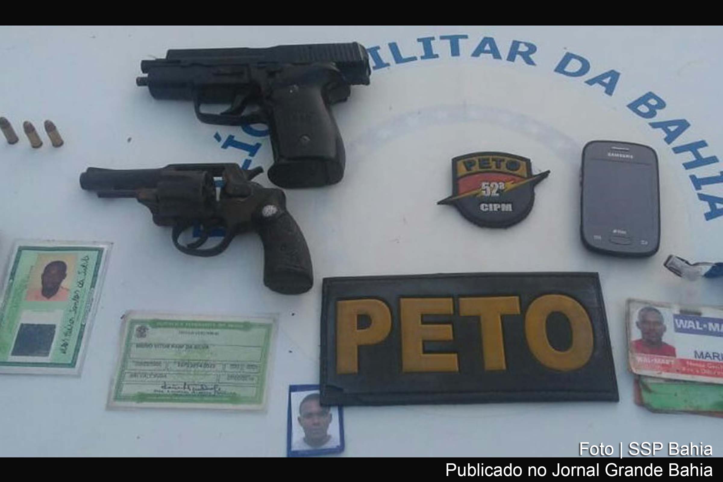 Policiais prendem assaltantes em Lauro de Freitas