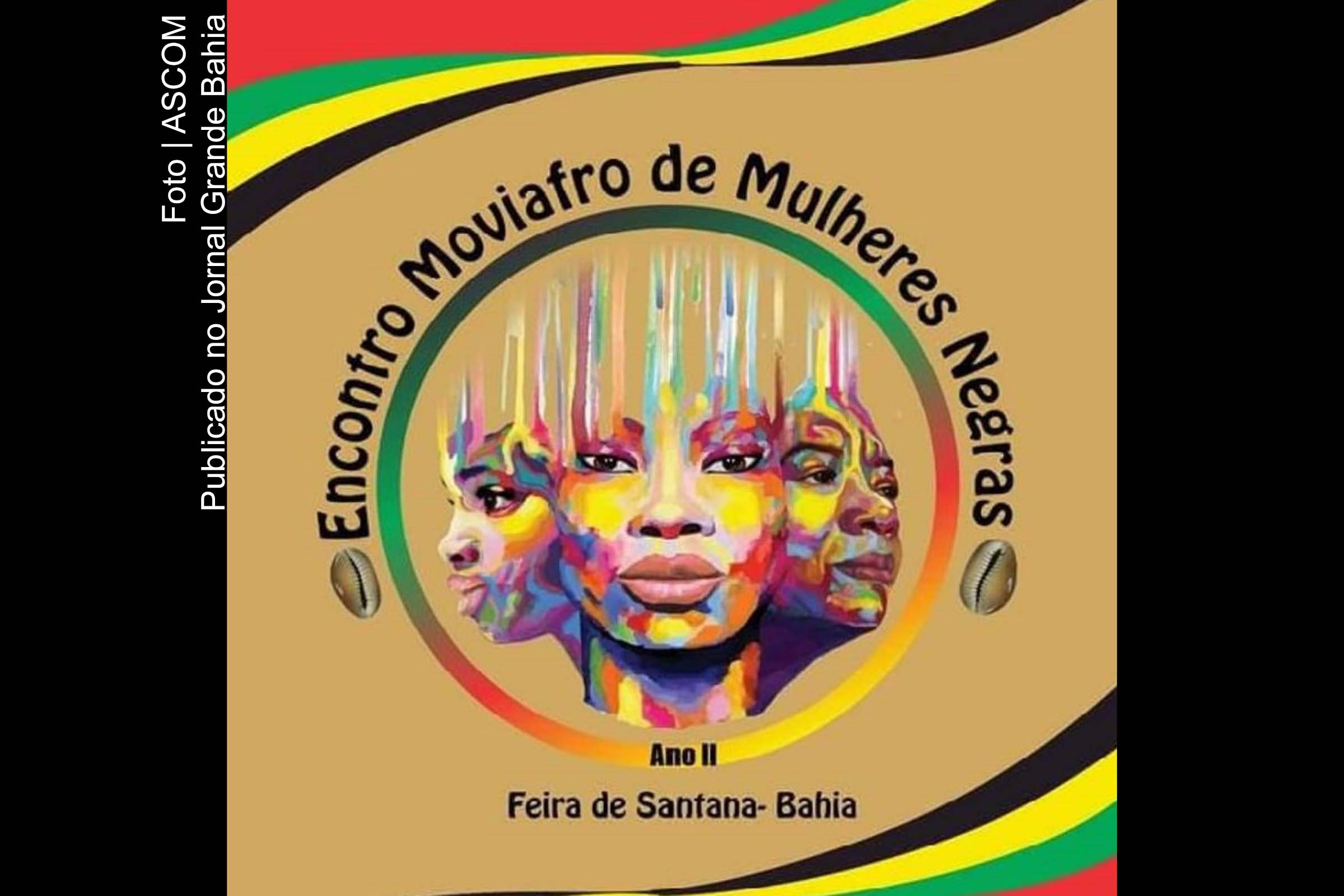 Cartaz anuncia 2º Encontro Moviafro de Mulheres Negras.