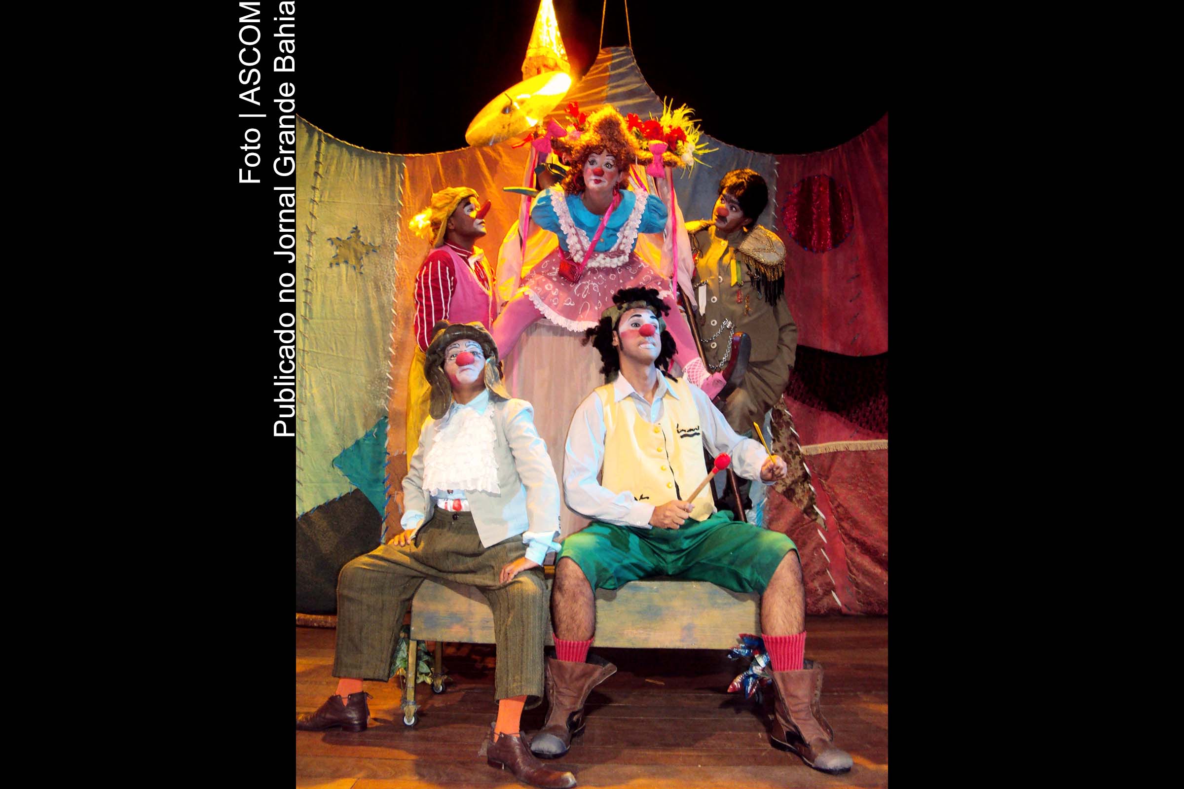 Elenco do espetáculo Maria Minhoca.