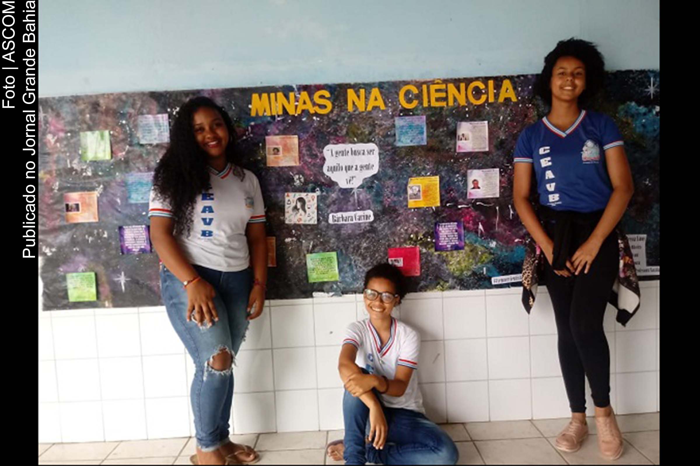 Estudantes do 3º ano do Colégio Estadual Aldemiro Vilas Boas desenvolveram o projeto ‘Minas na Ciência’.