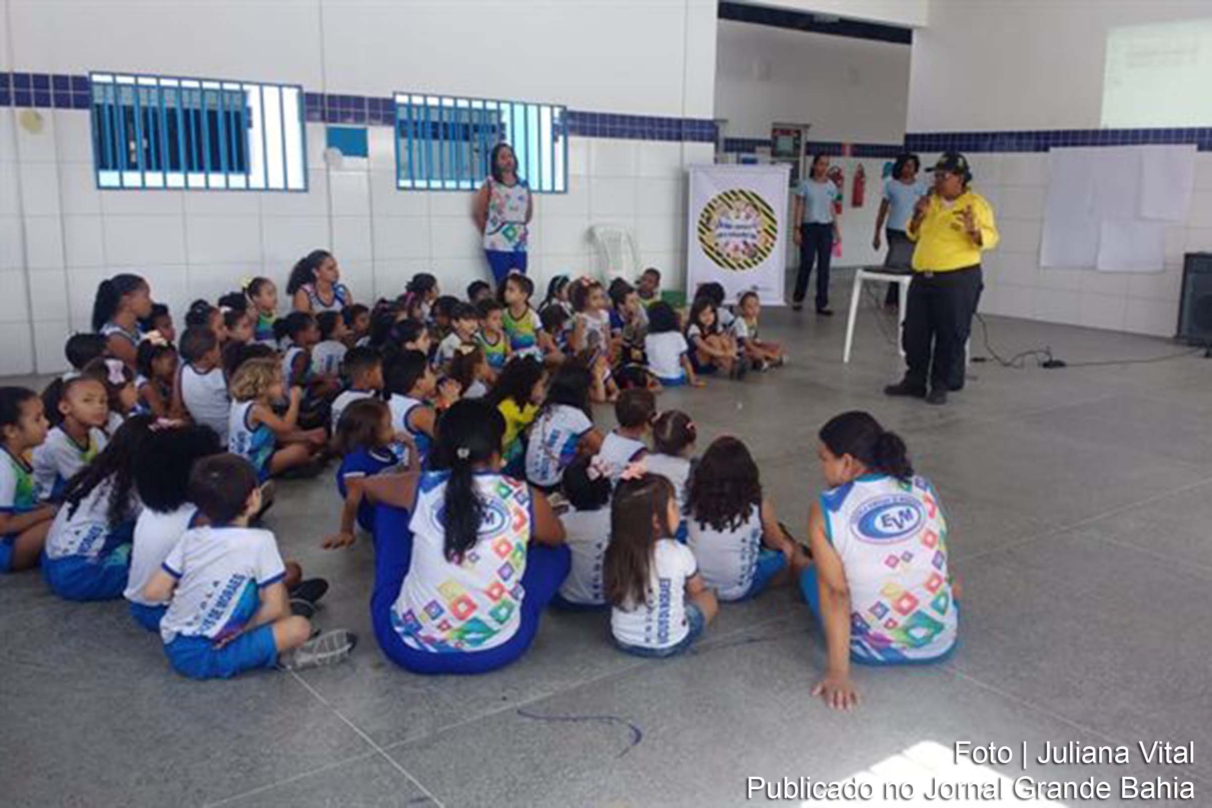 Escolas receberam no mês de outubro atividades pedagógicas e palestras educativas realizadas pelo Núcleo de Educação para o Trânsito da Superintendência Municipal de Trânsito.