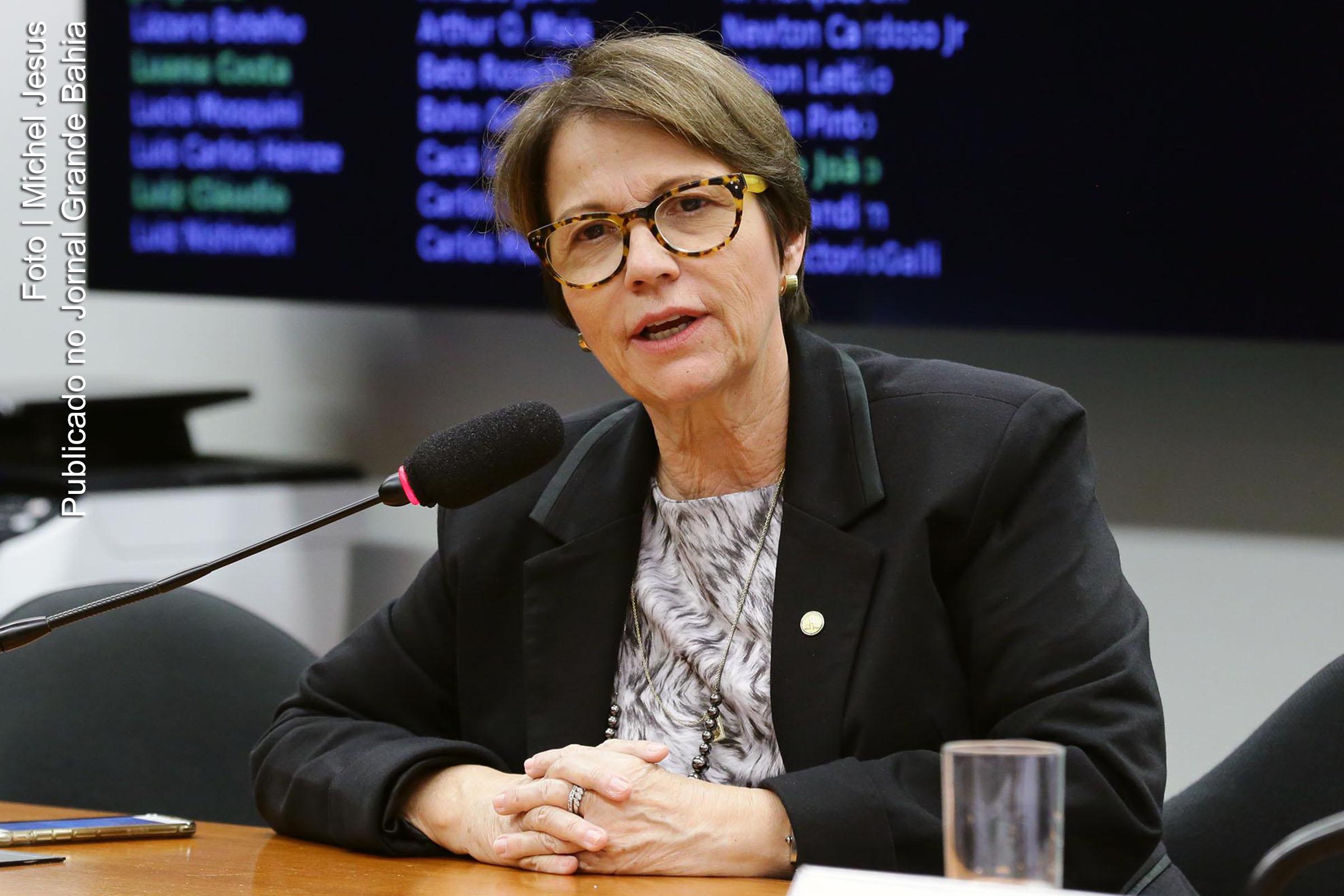 Reações árabes preocupam, diz deputada Tereza Cristina líder da bancada ruralista