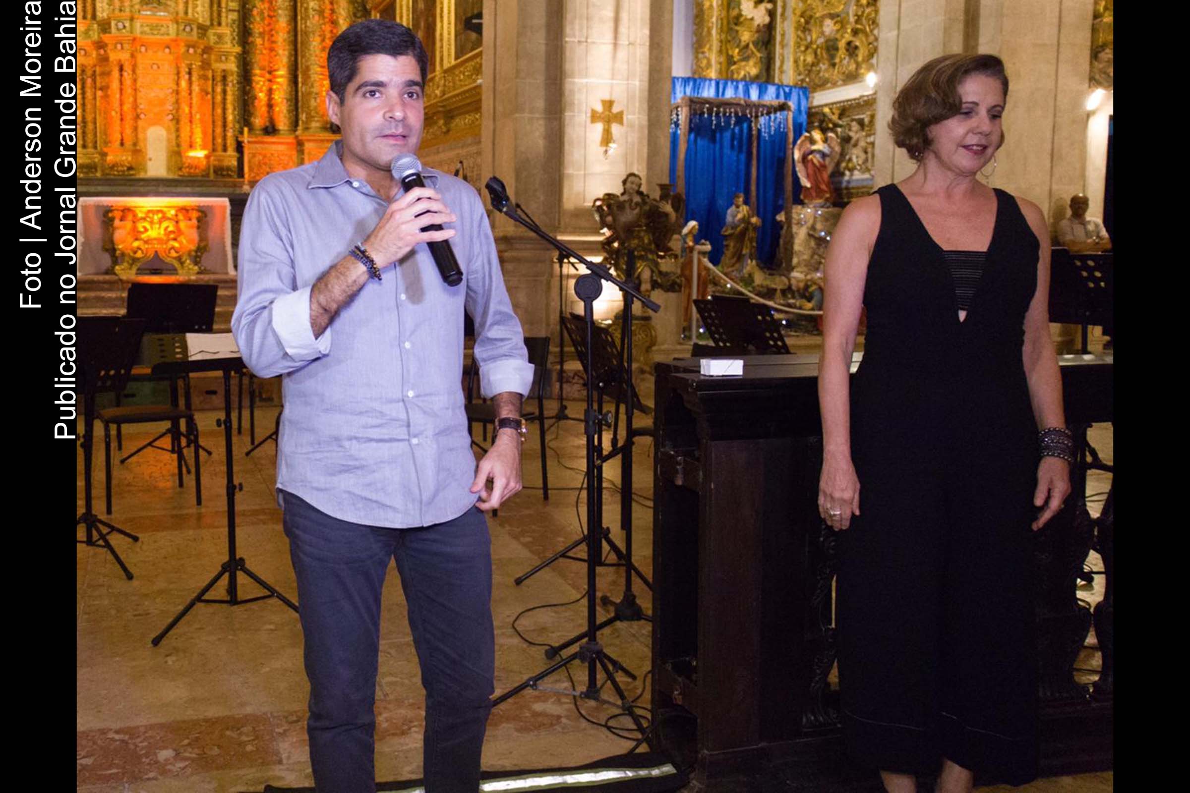 Prefeito ACM Neto durante inauguração da Festa Multicultural no Verão do Pelourinho Dia e Noite.