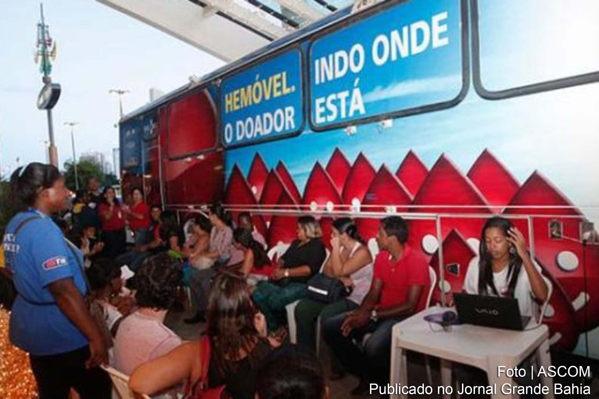 Hemóvel no supermercado GBarbosa San Martin.