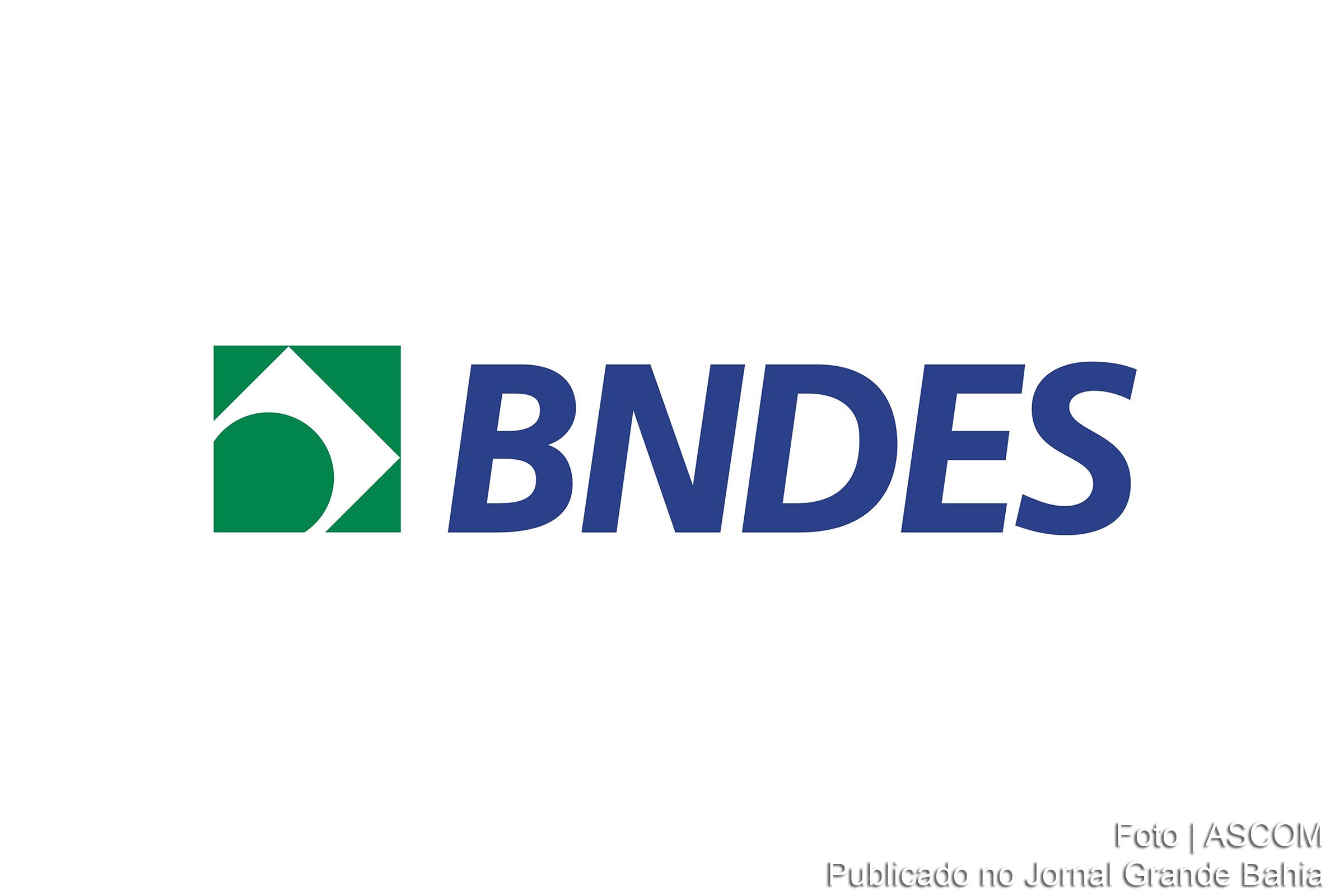 Logomarca do Banco Nacional de Desenvolvimento Econômico e Social (BNDES).