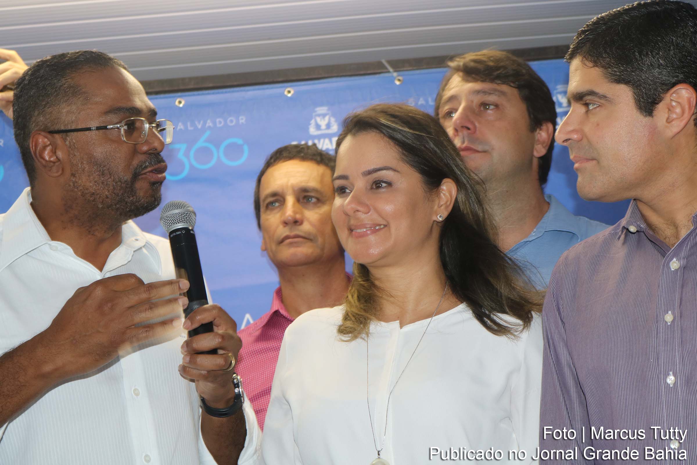 Deputado Márcio Marinho destaca inauguração da Unidade de Saúde da Família do Bairro São Marcos, em Salvador.