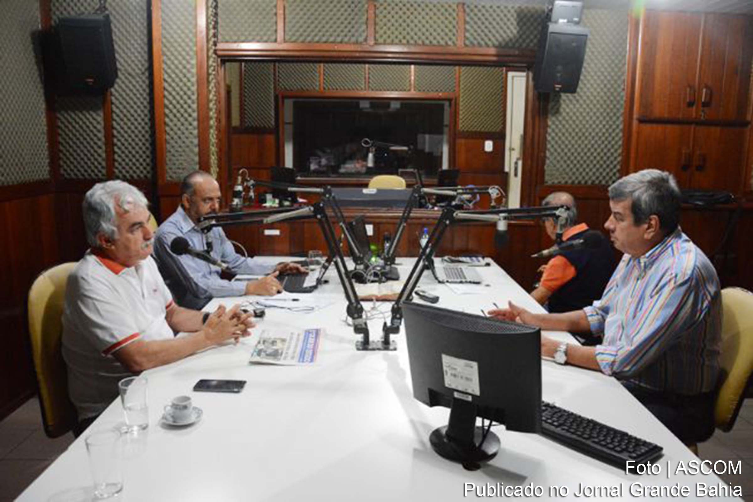 Prefeito Colbert Martins da Silva Filho, durante entrevista ao Programa Primeira Página, da Rádio Povo.