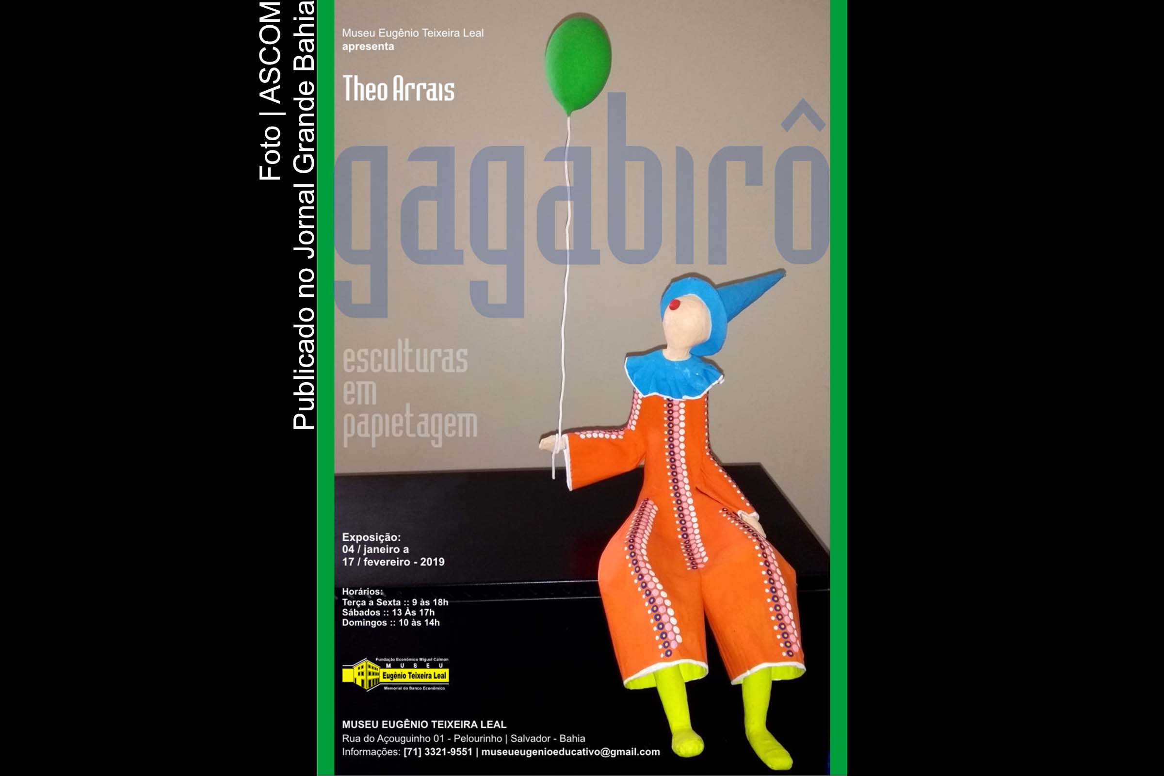 Salvador: Museu Eugênio Teixeira Leal recebe exposição de esculturas confeccionadas em Papel