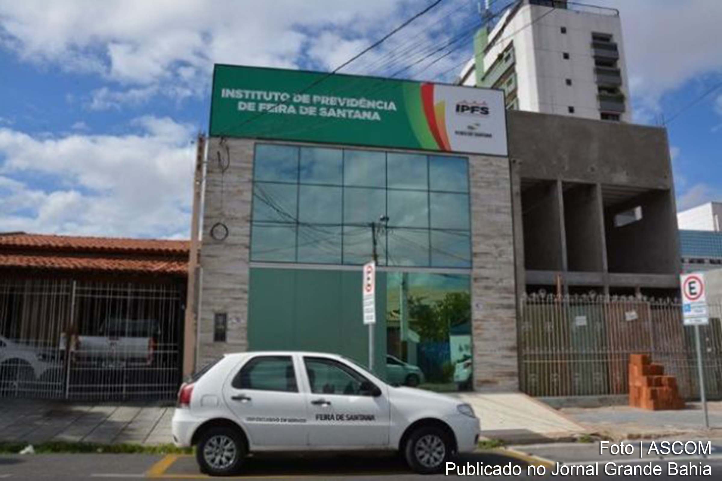 Fachada do Instituto de previdência de Feira de Santana.