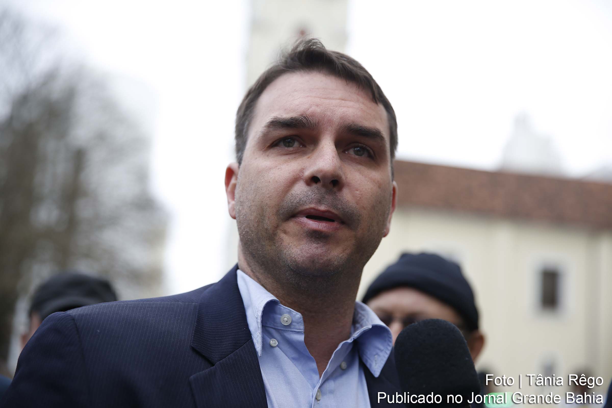 O deputado estadual e senador eleito pelo Rio de Janeiro Flávio Bolsonaro.