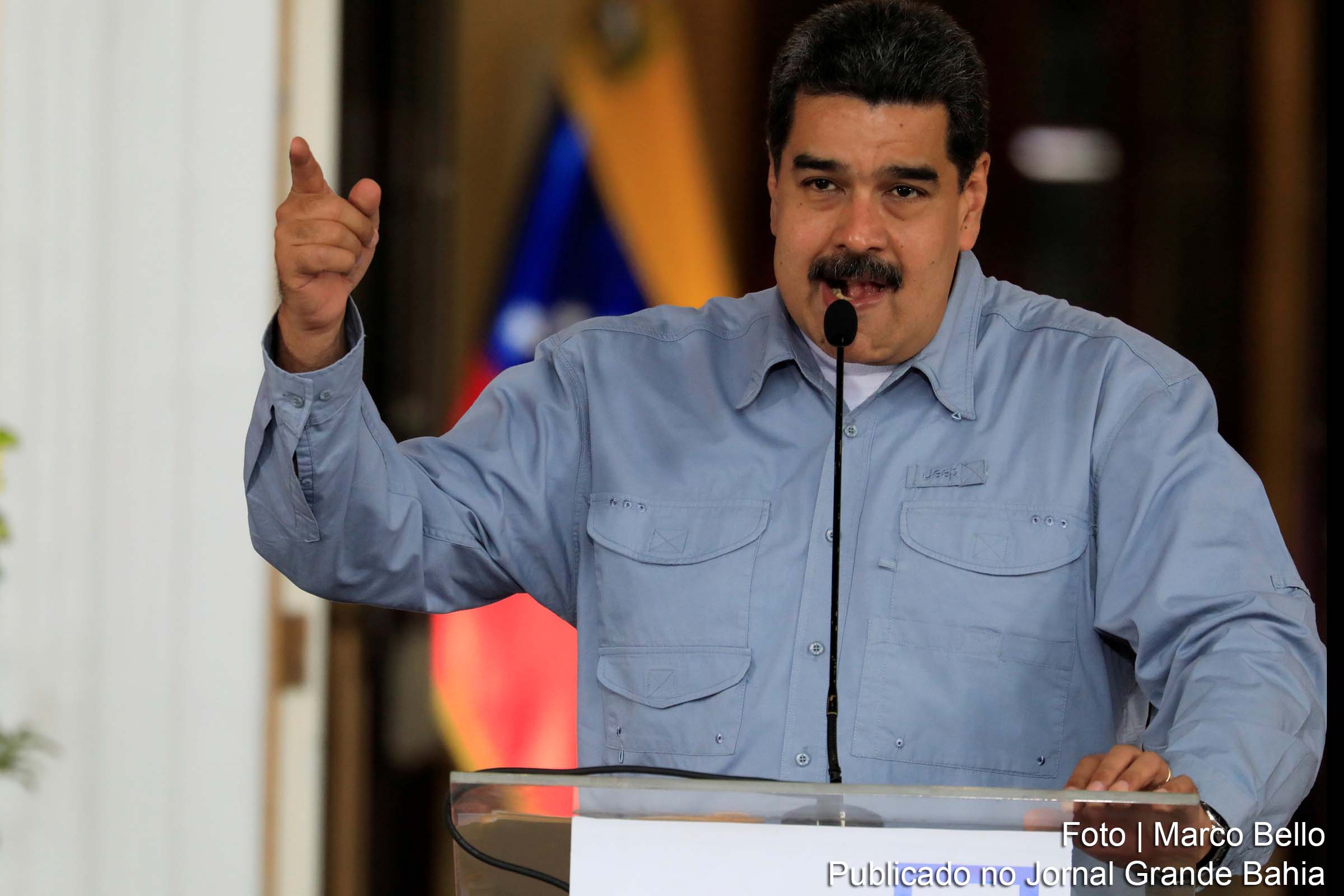 Nicolás Maduro Moros, presidente da Venezuela.