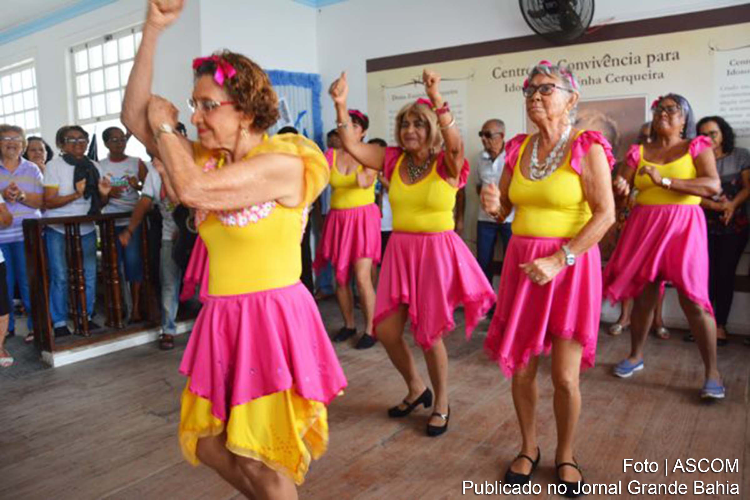 A unidade promove atividades voltadas para o bem-estar dos idosos.