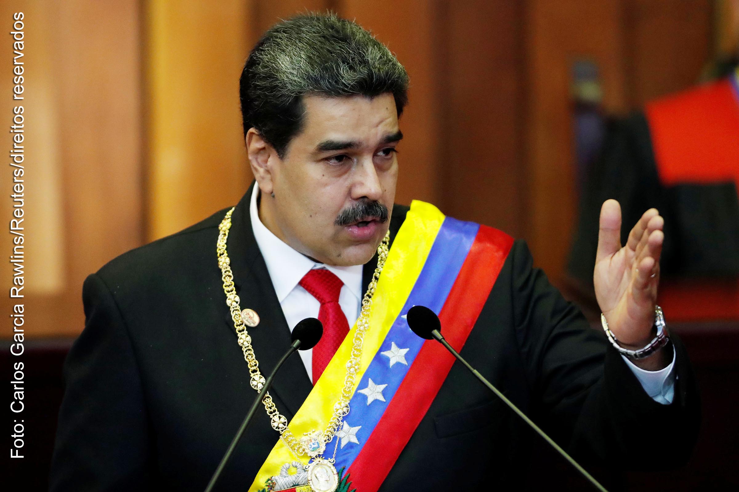 Nicolás Maduro Moros foi empossado presidente da Venezuela e tem mandato até 2025.