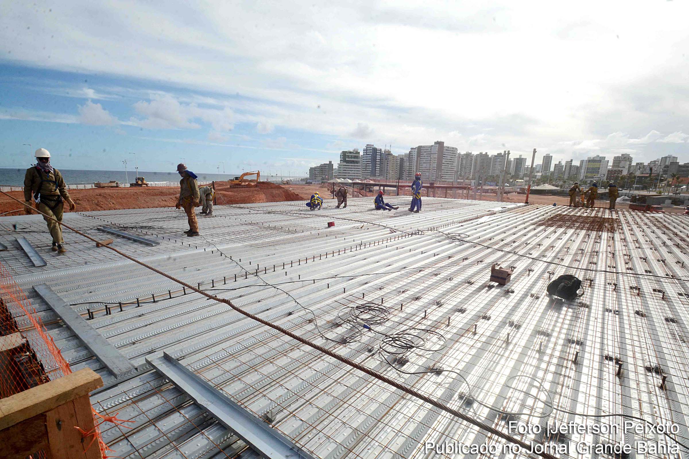 Obras de Centro de Convenções de Salvador.