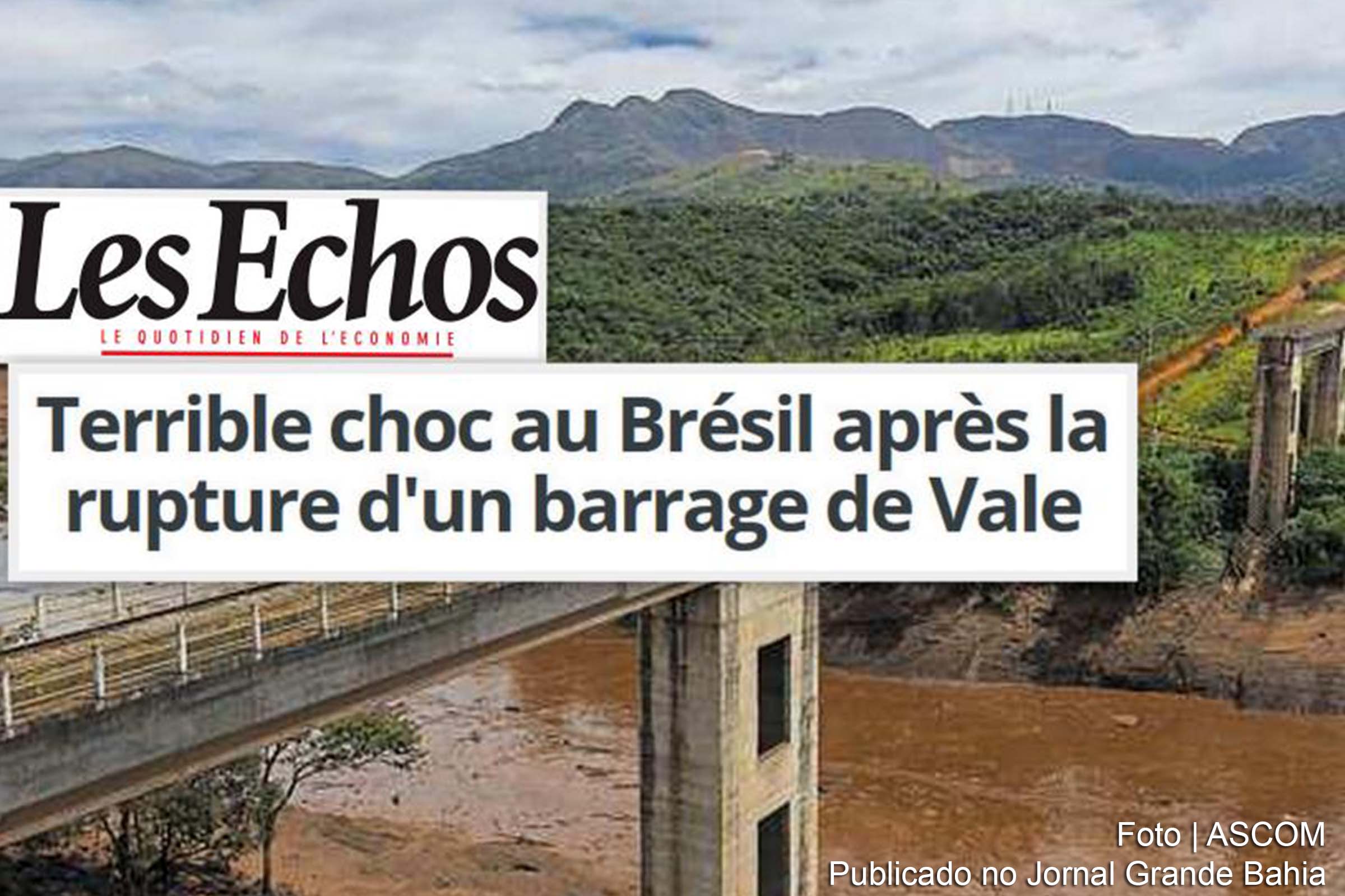 Os jornais destacam os trabalhos de resgate de vítimas em Brumadinho, depois da ruptura da barragem da companhia Vale.