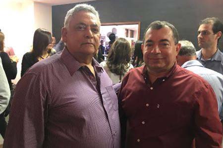 Alfredo Falcão e Luis Mercês, duas figuras expressivas da sociedade feirense.
