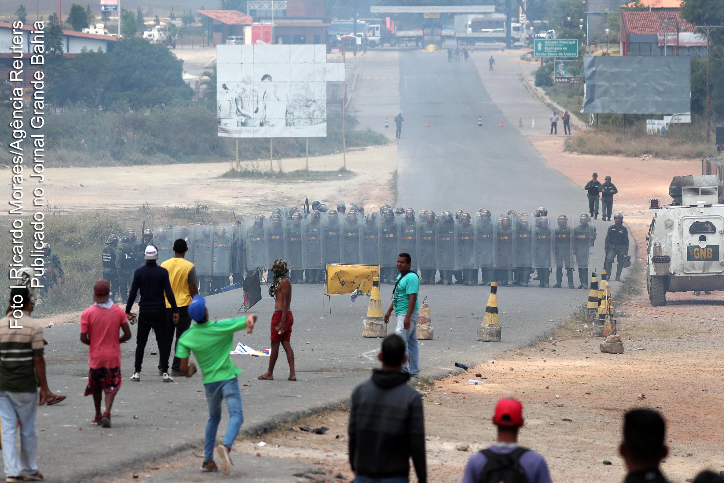 Conflito é registrado na fronteira entre Brasil e Venezuela.