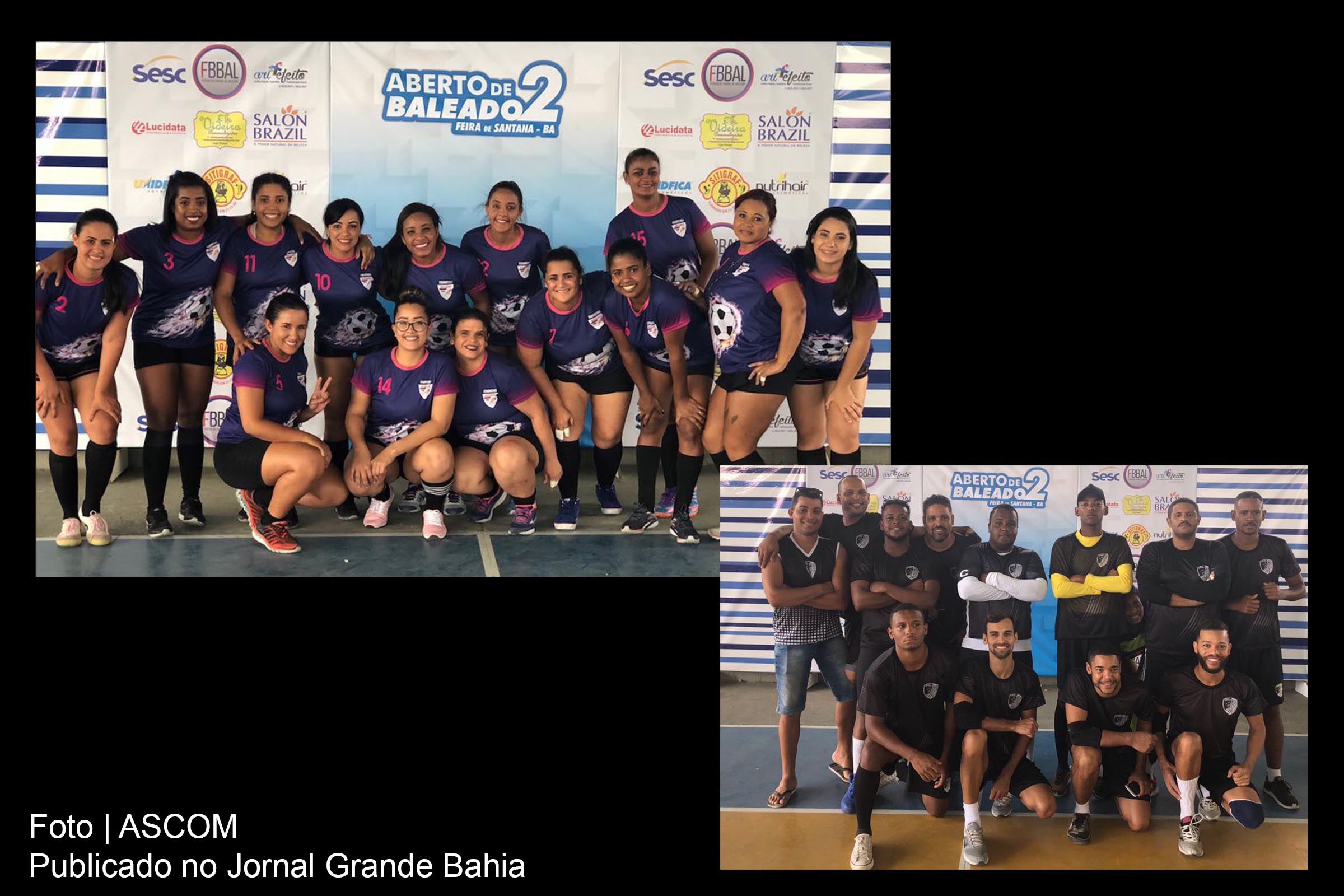 Equipes que participaram da II Edição do Torneio Aberto de Baleado de Feira de Santana.