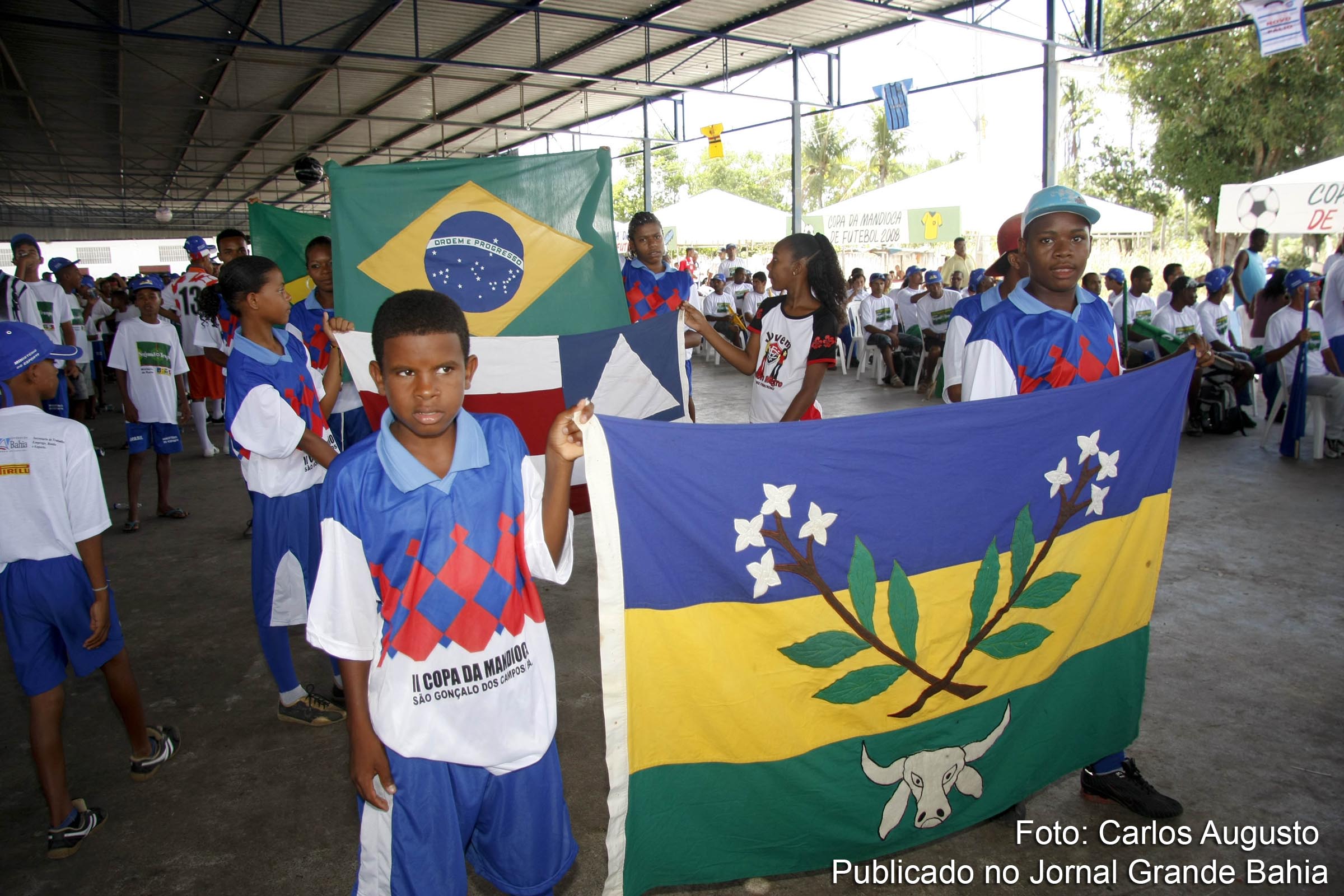 Estudantes da rede municipal de São Gonçalo dos Campos.