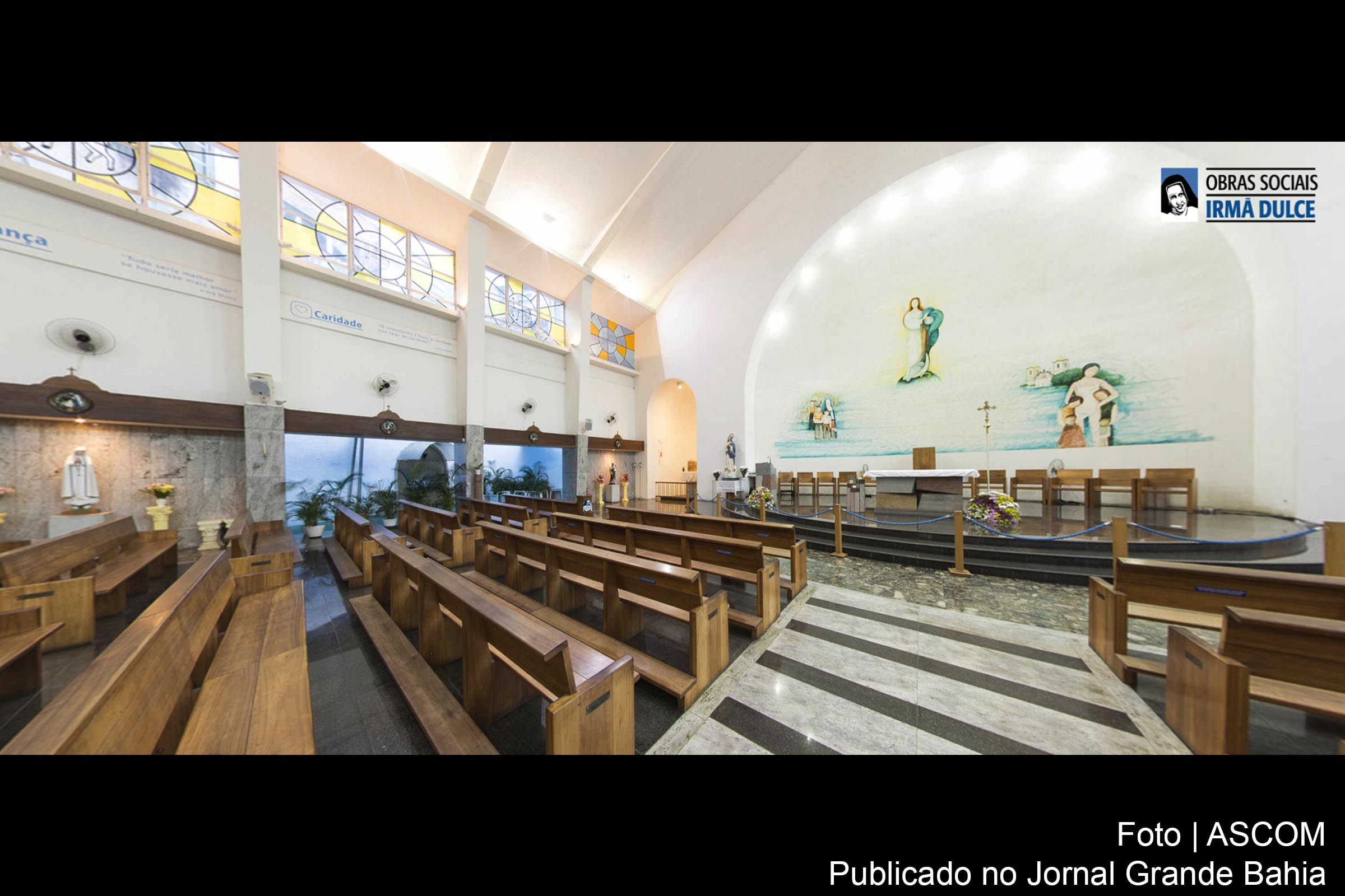 Interior do Santuário da Bem-Aventurada Dulce dos Pobres (Memorial Irmã Dulce)
