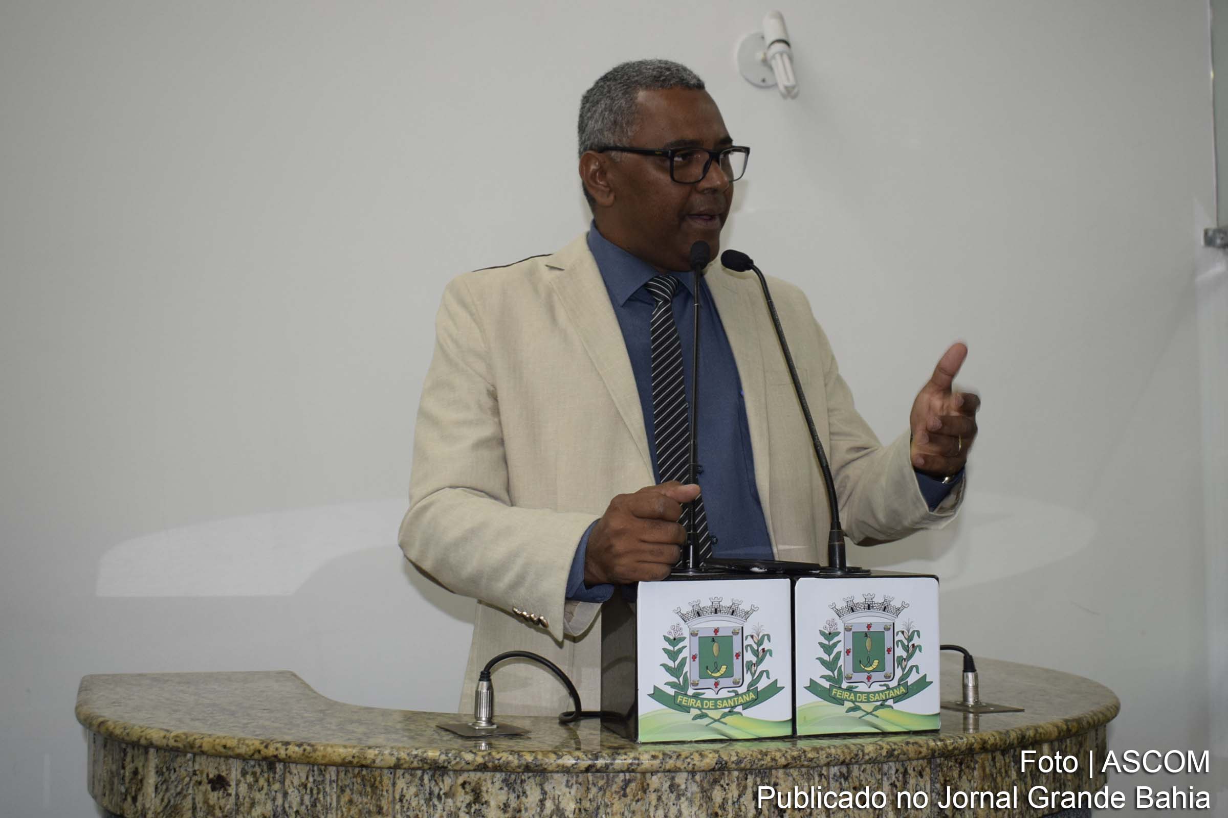 Isaías dos Santos (Isaías de Diogo): eu quero agradecer a Ailton Cerqueira pelo desempenho e comprometimento durante esses seis anos de dedicação a Guarda Municipal de Feira de Santana.