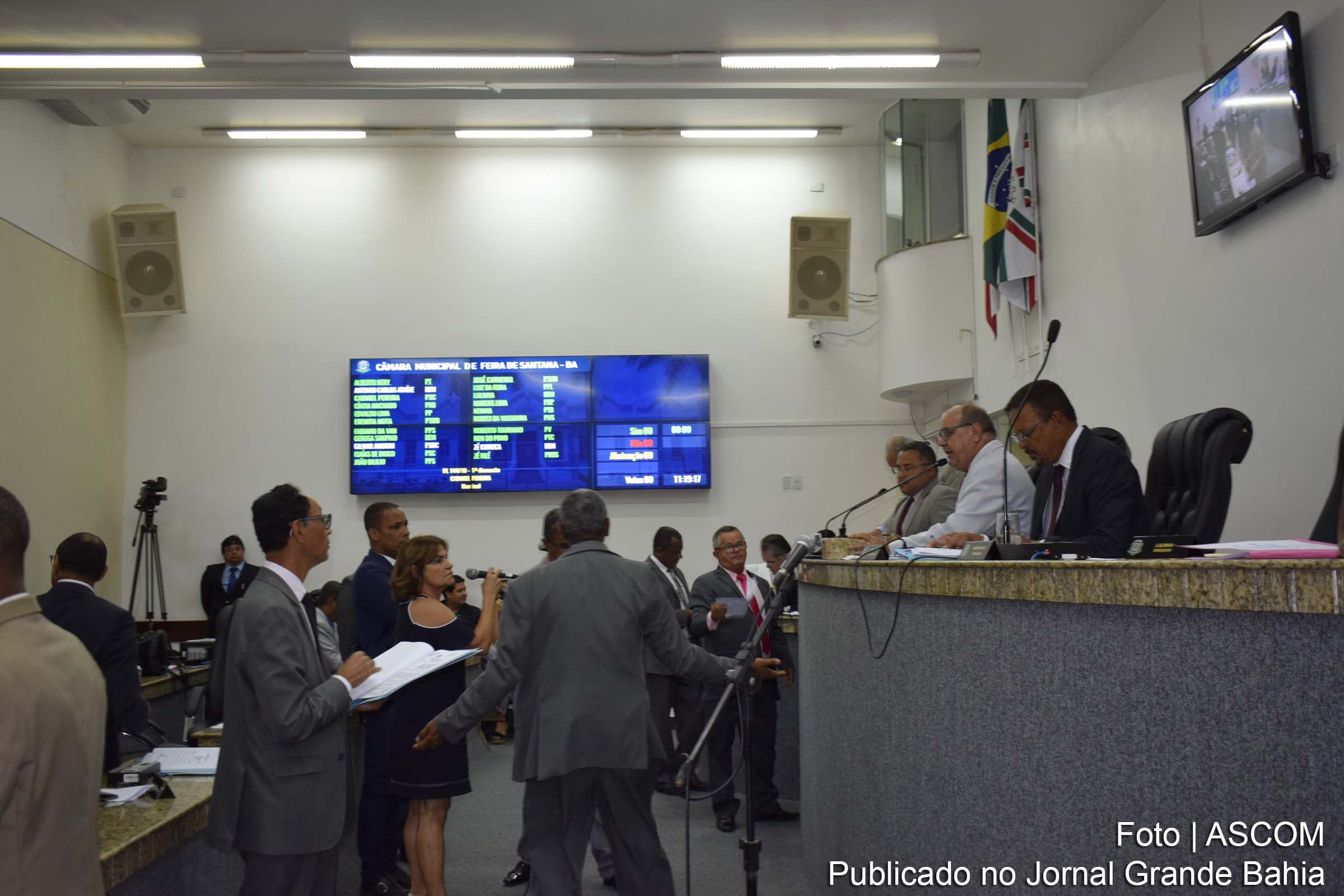 Plenário da Câmara Municipal de Feira de Santana.