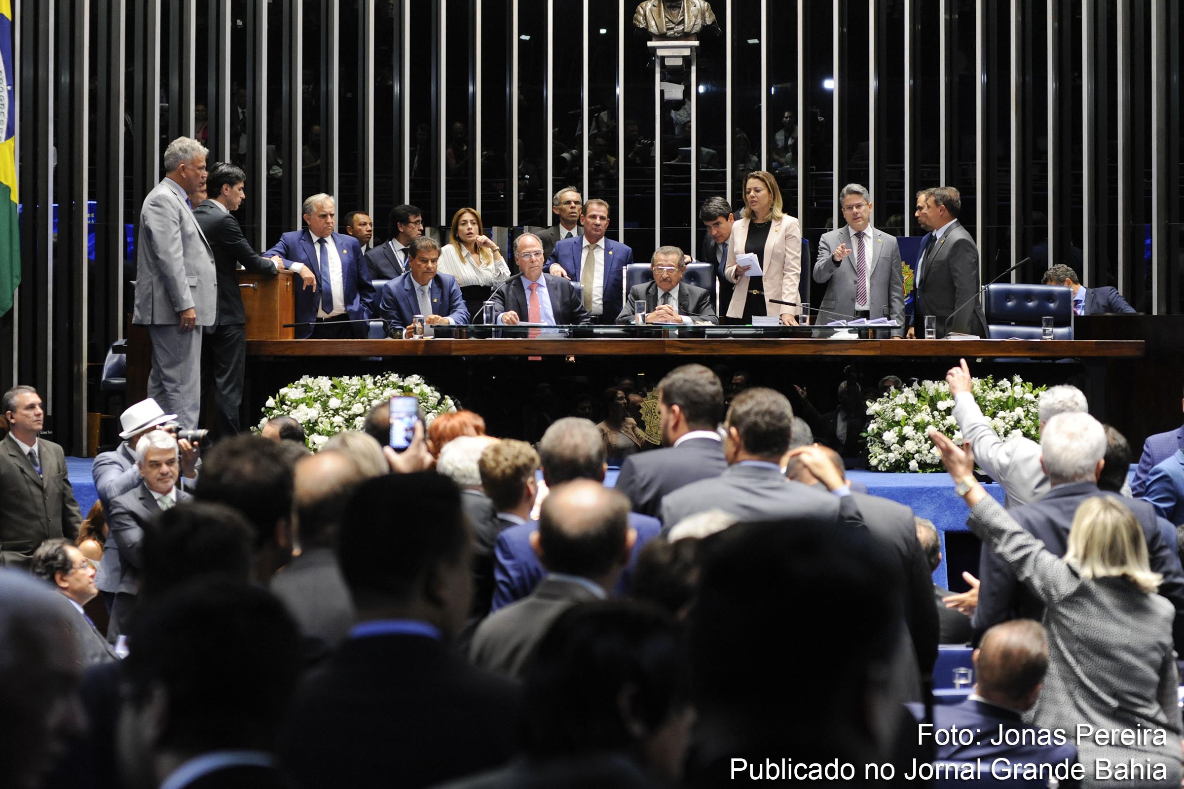 Plenário do Senado durante segunda reunião preparatória destinada à eleição do presidente do Senado Federal para 56ª Legislatura.